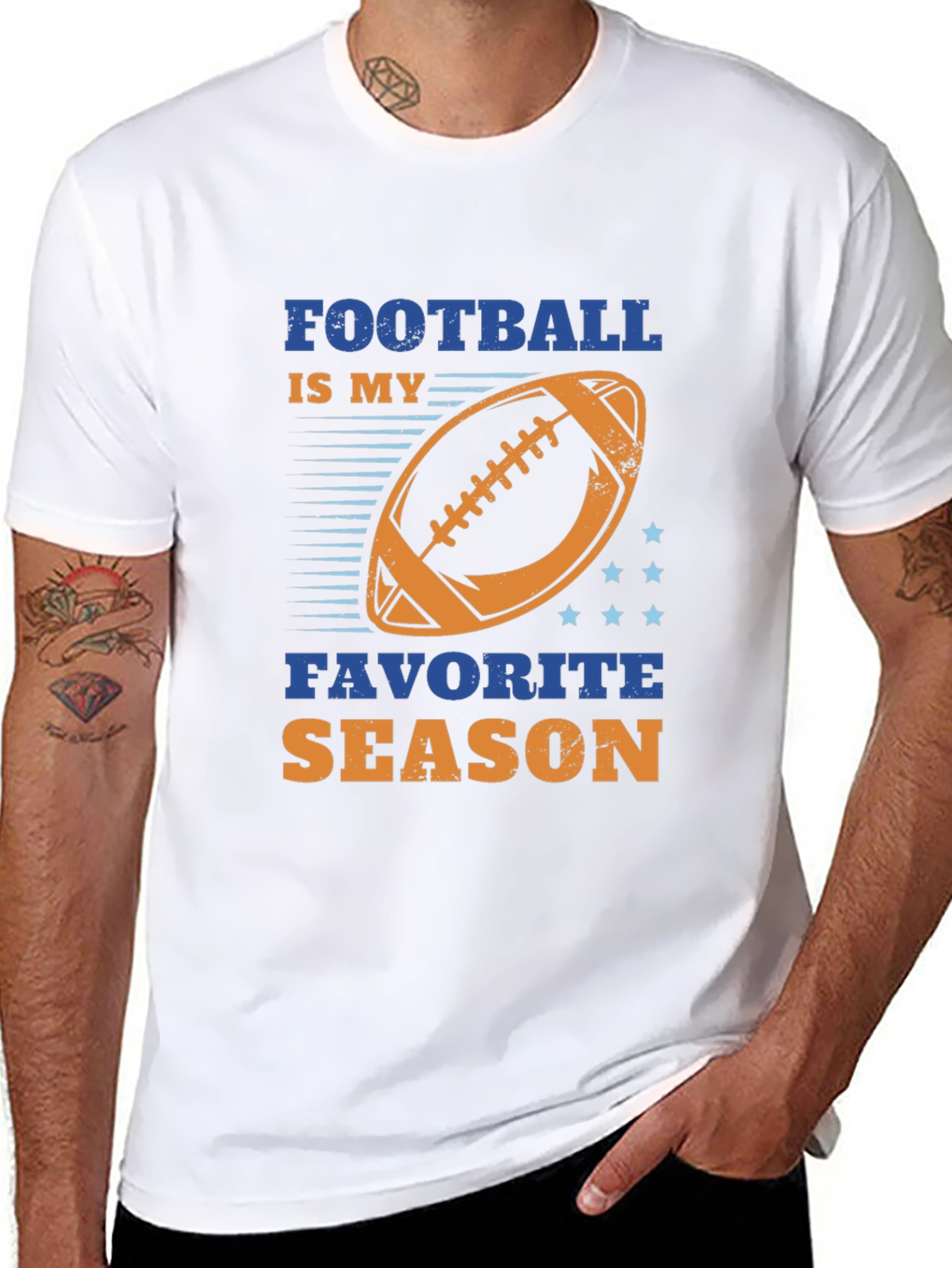 Football is My Favorite Season Graphic T-Shirt