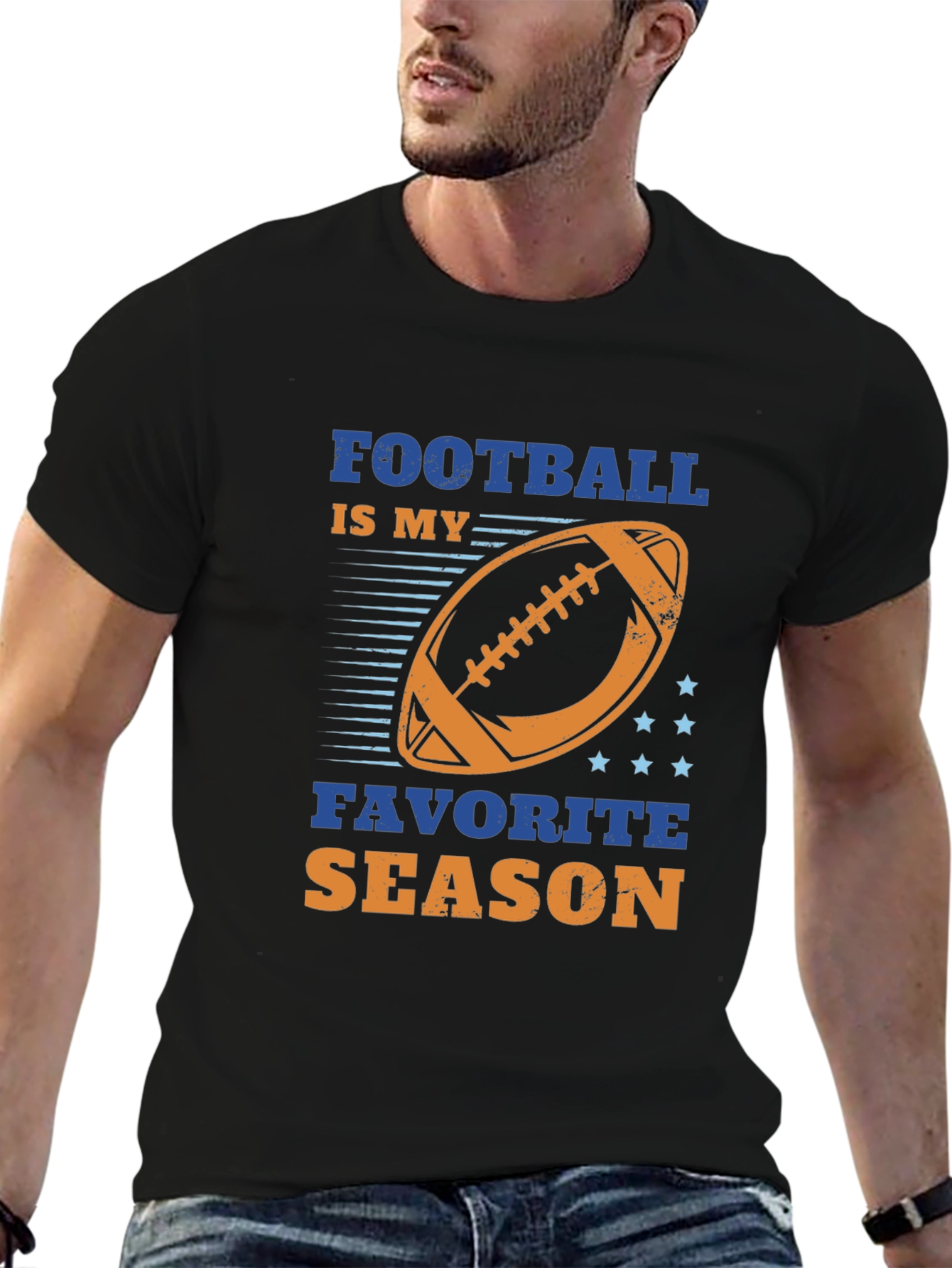 Football is My Favorite Season Graphic T-Shirt