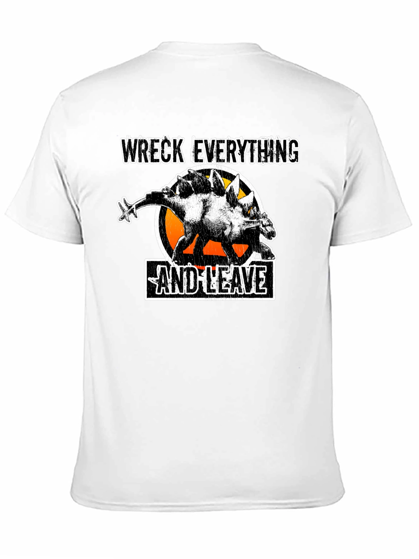 Wreck Everything Stegosaurus T-Shirt