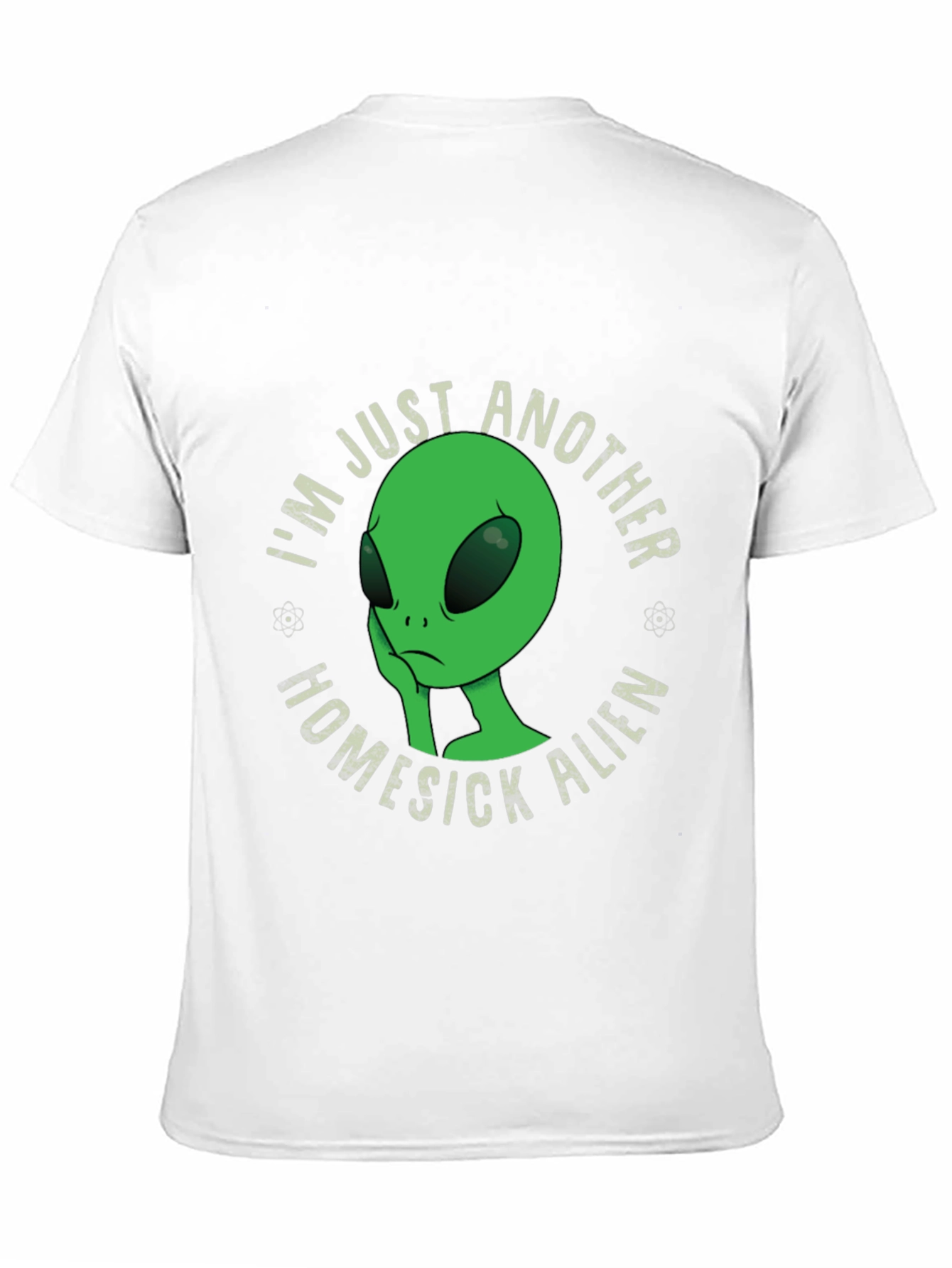 Homesick Alien Graphic T-Shirt - Black