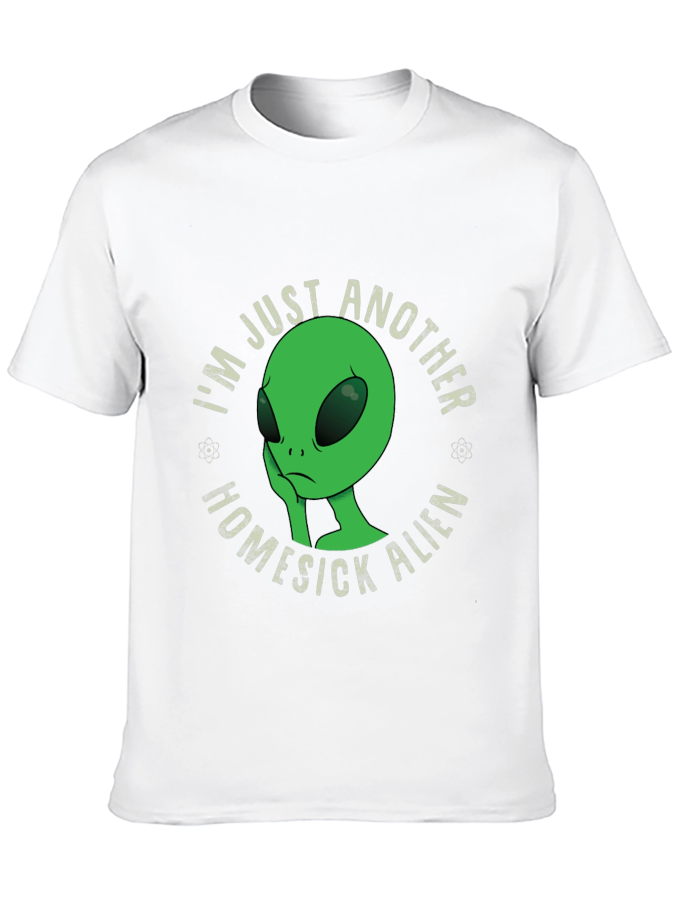 Homesick Alien Graphic T-Shirt - Black