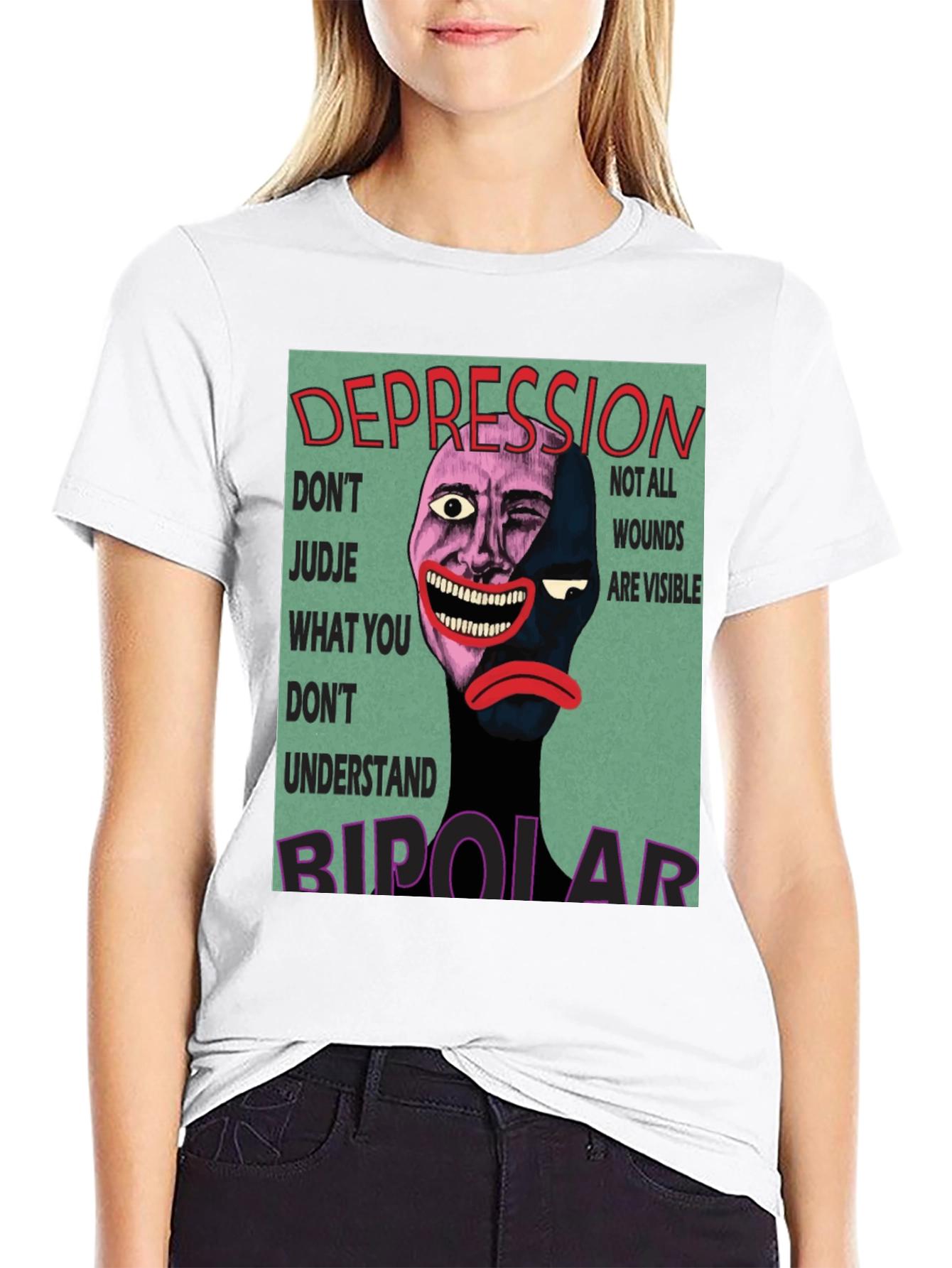 Depression Bipolar T-Shirt Mental Health Tee