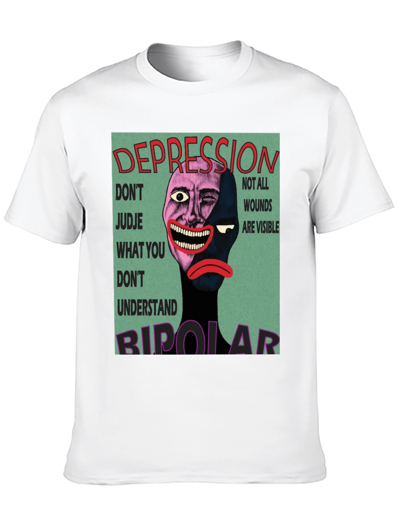 Depression Bipolar T-Shirt Mental Health Tee
