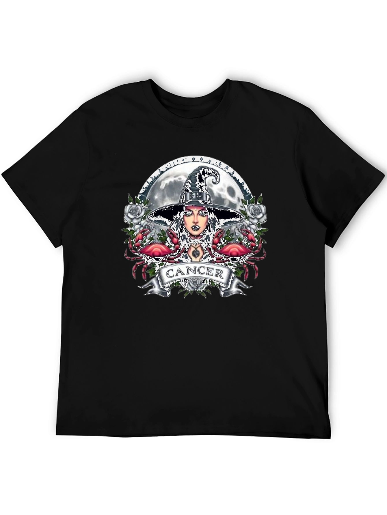 Cancer Zodiac Witch T-Shirt