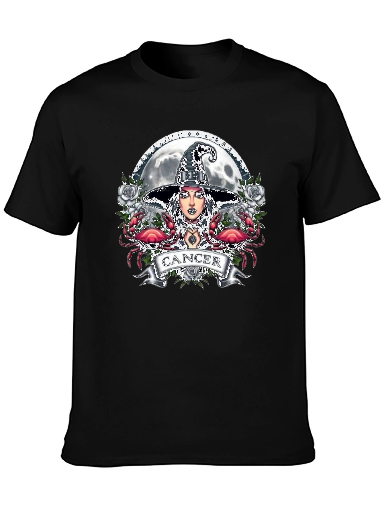 Cancer Zodiac Witch T-Shirt