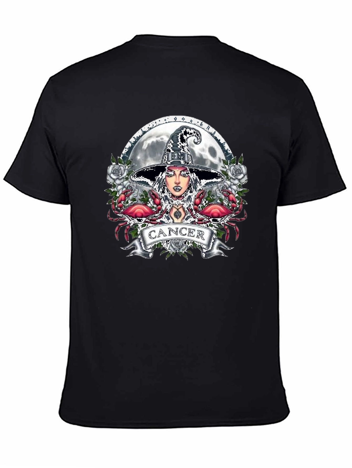 Cancer Zodiac Witch T-Shirt