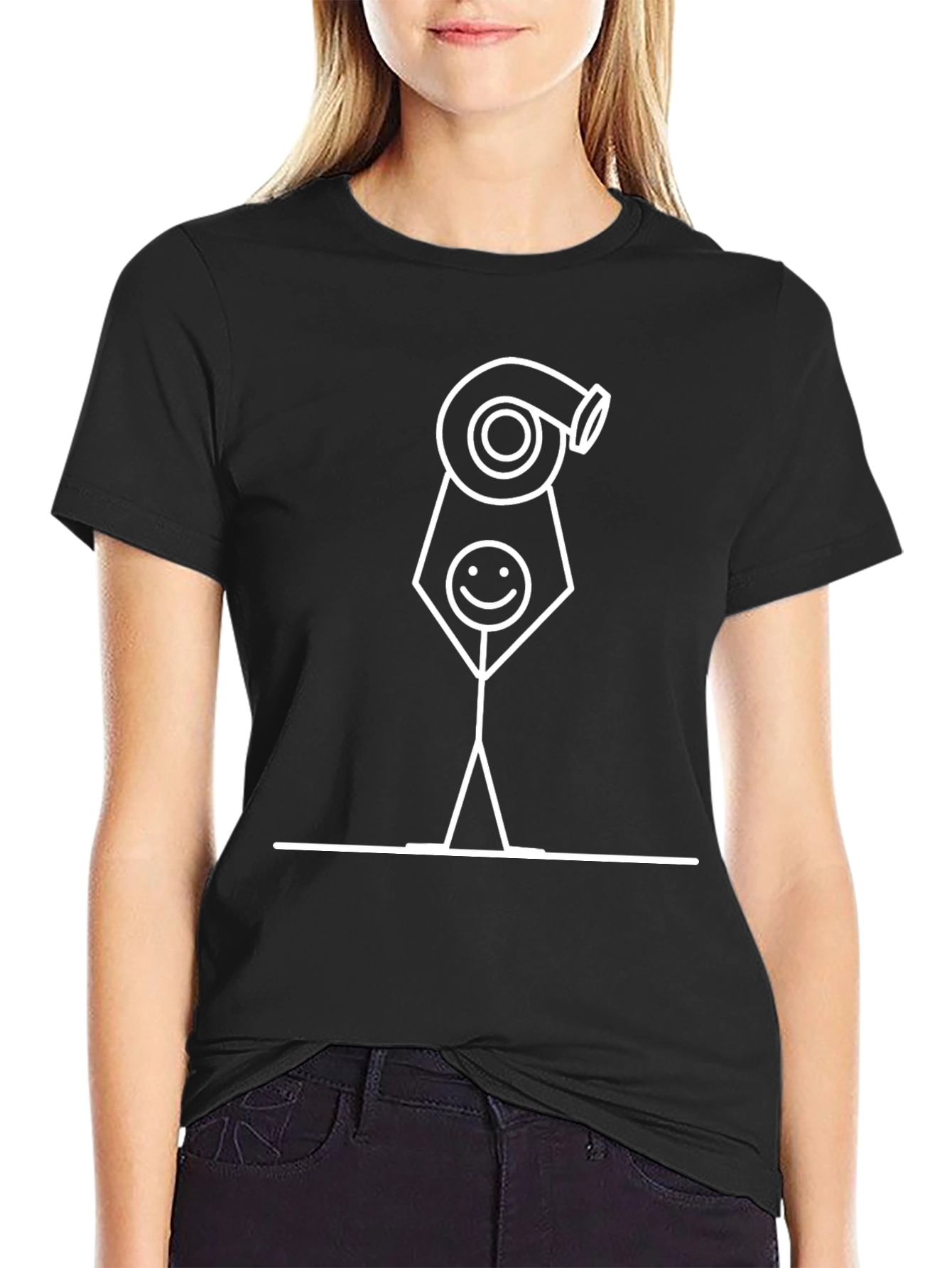 Turbo Stick Figure Graphic Tee