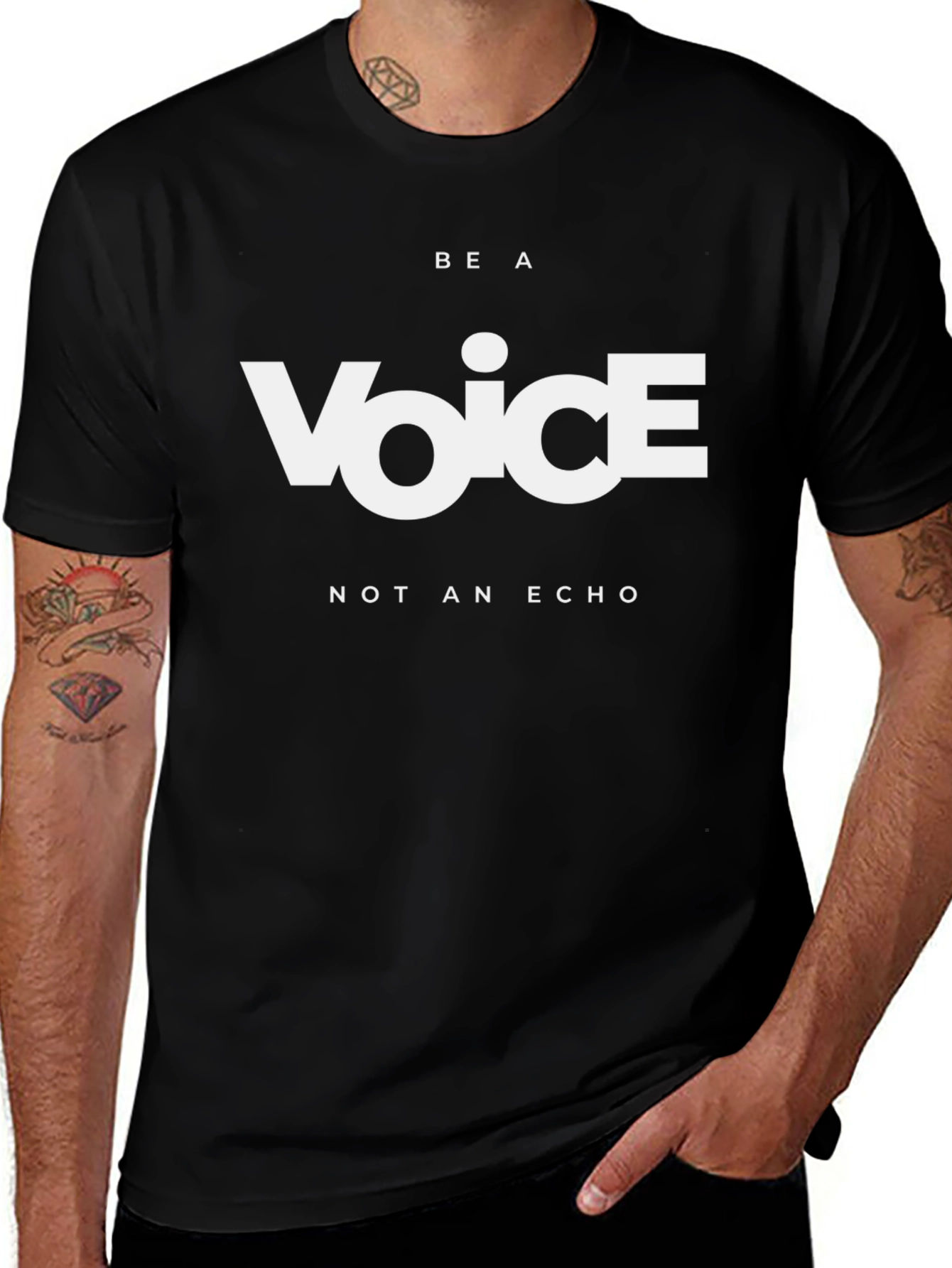 Be A Voice T-Shirt - Inspirational Graphic Tee