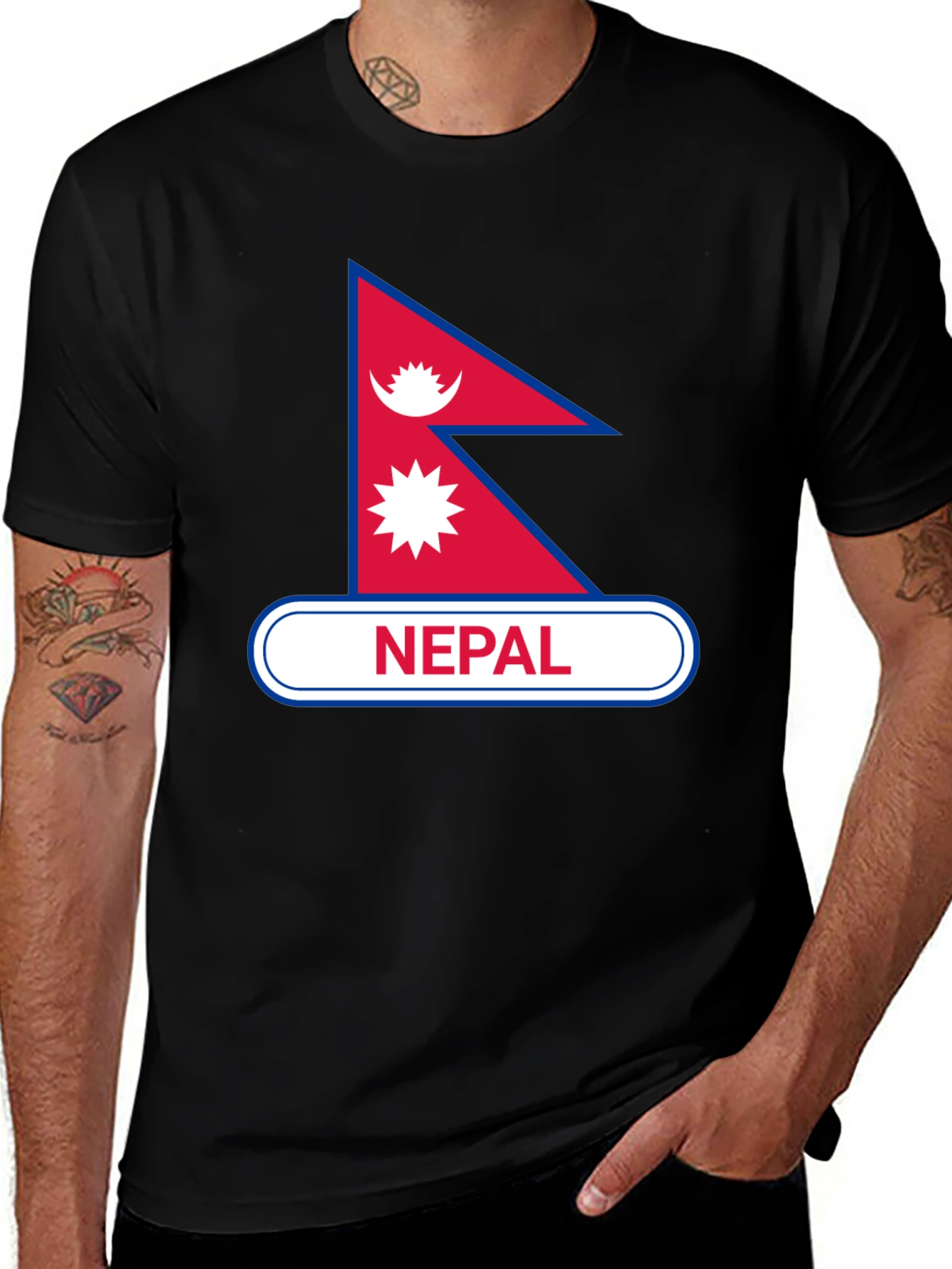 Nepal Flag T-Shirt - Show Your Pride!