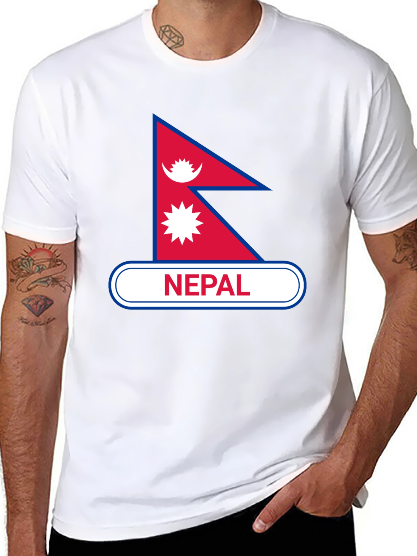 Nepal Flag T-Shirt - Show Your Pride!