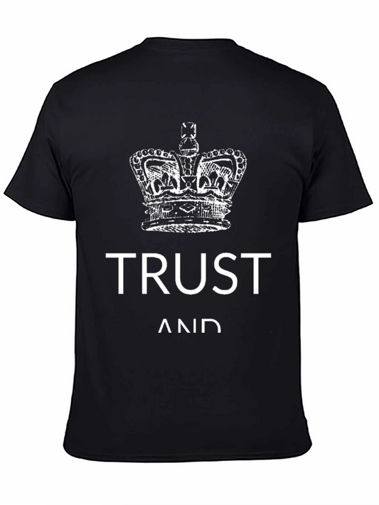 Trust and Crown Graphic Tee - Black