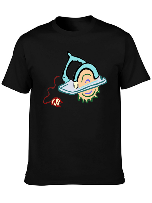Electric Saw Graphic Tee - Bold & Unique Design