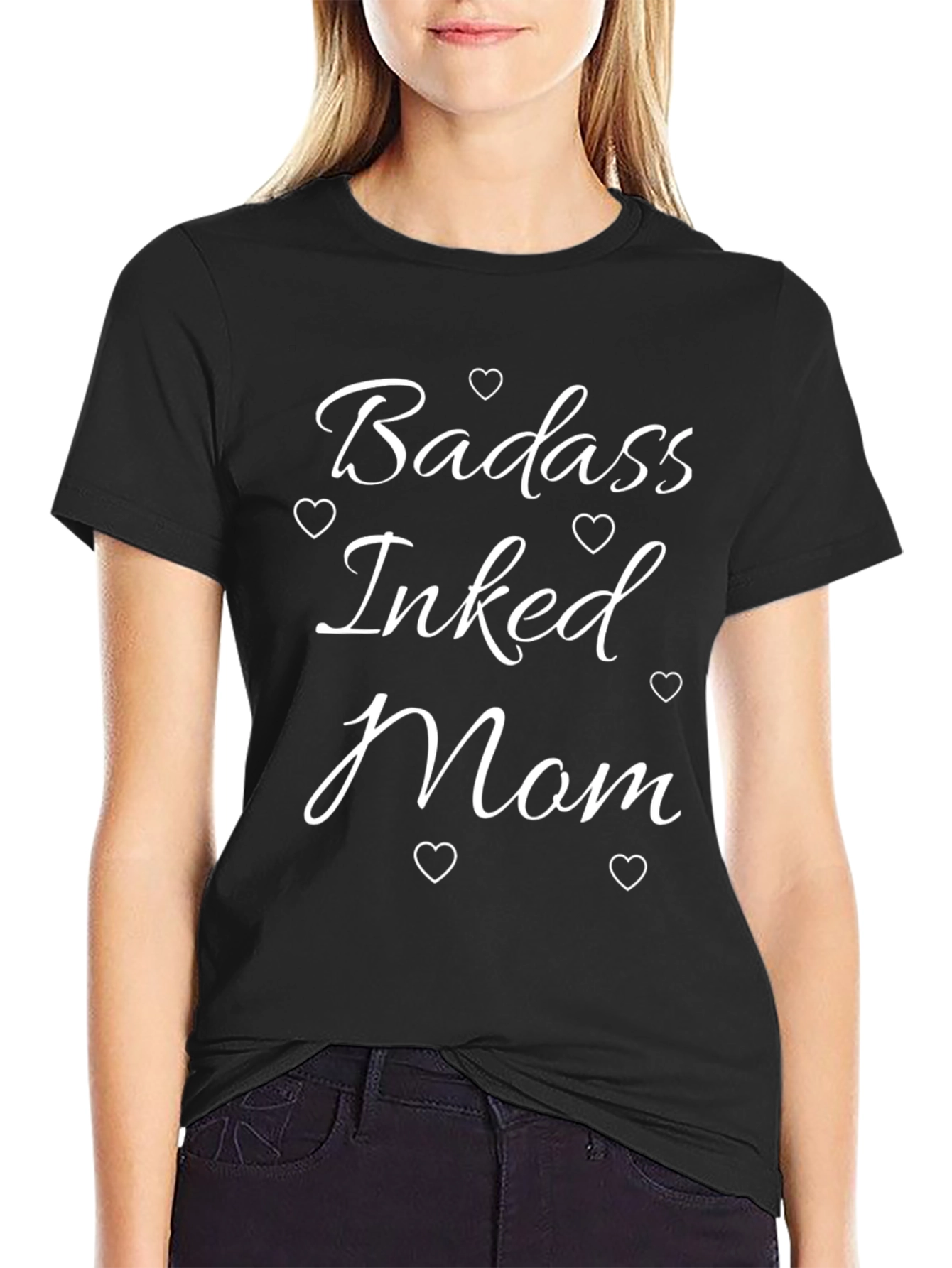 Badass Inked Mom T-Shirt - Stylish Graphic Tee
