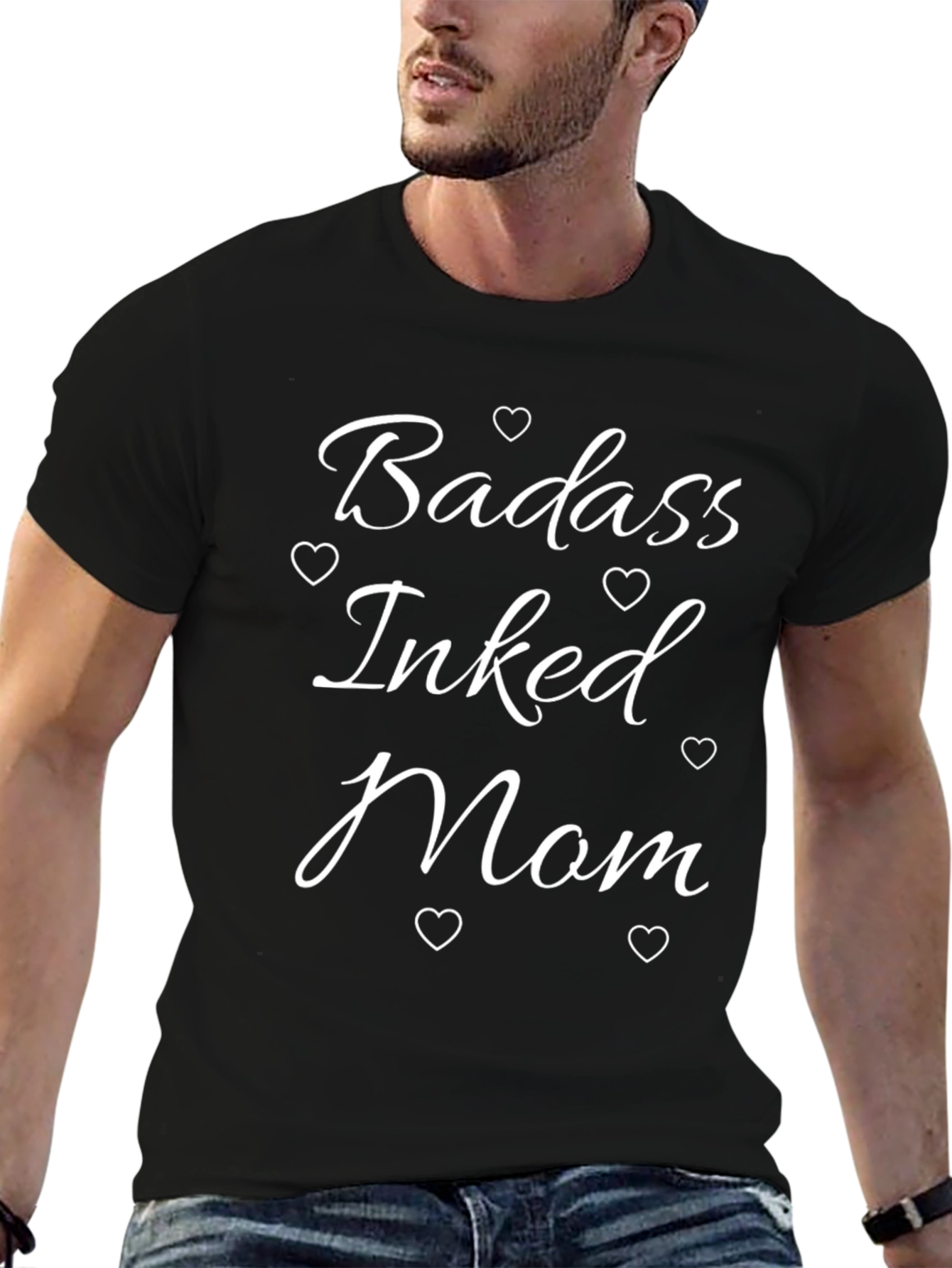 Badass Inked Mom T-Shirt - Stylish Graphic Tee