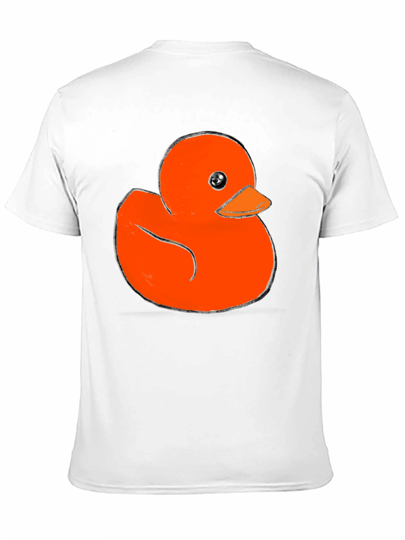 Rubber Duck Graphic Tee - Soft Black Cotton T-Shirt