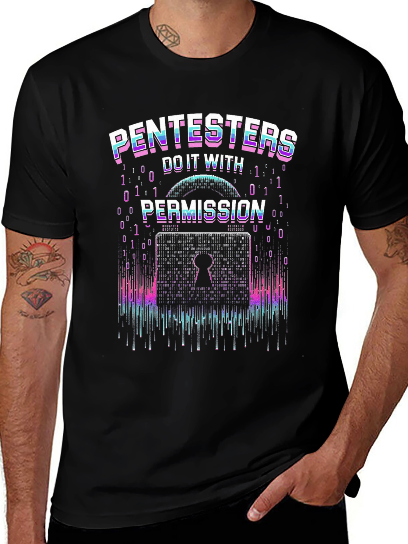 Pentesters Do It With Permission T-Shirt