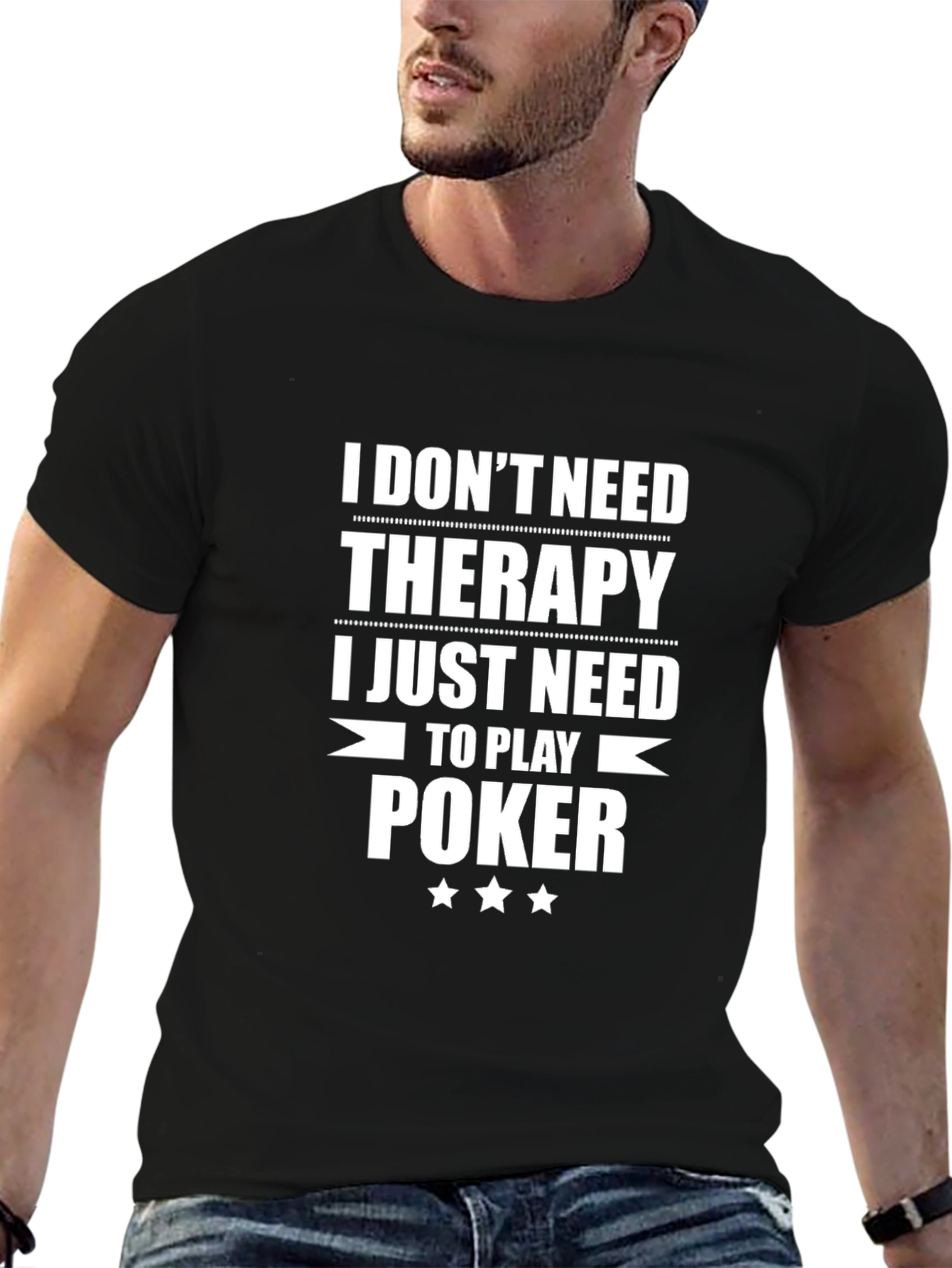 Funny Poker T-Shirt - Therapy Alternative!