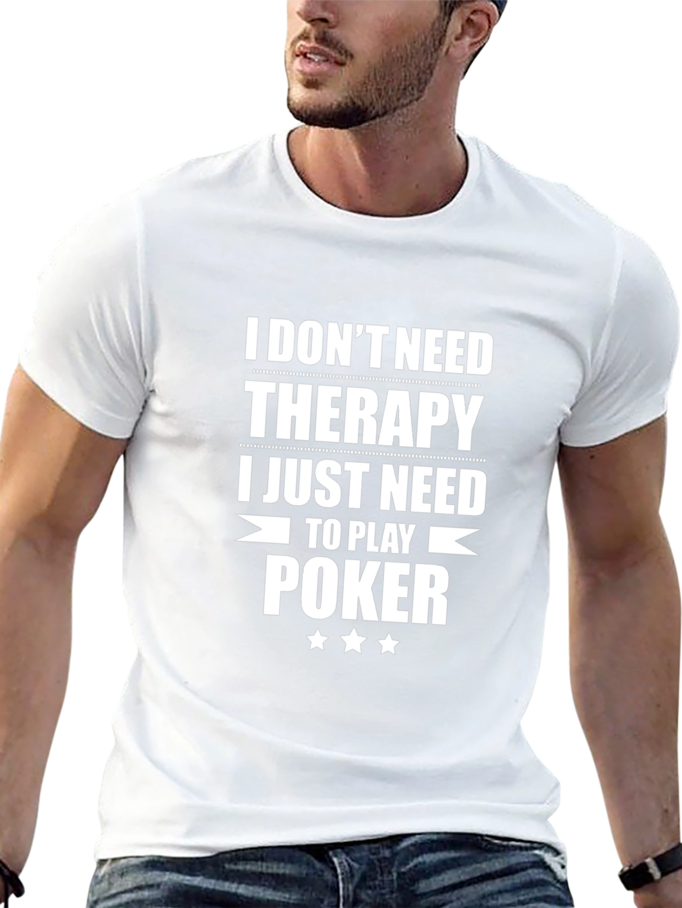 Funny Poker T-Shirt - Therapy Alternative!