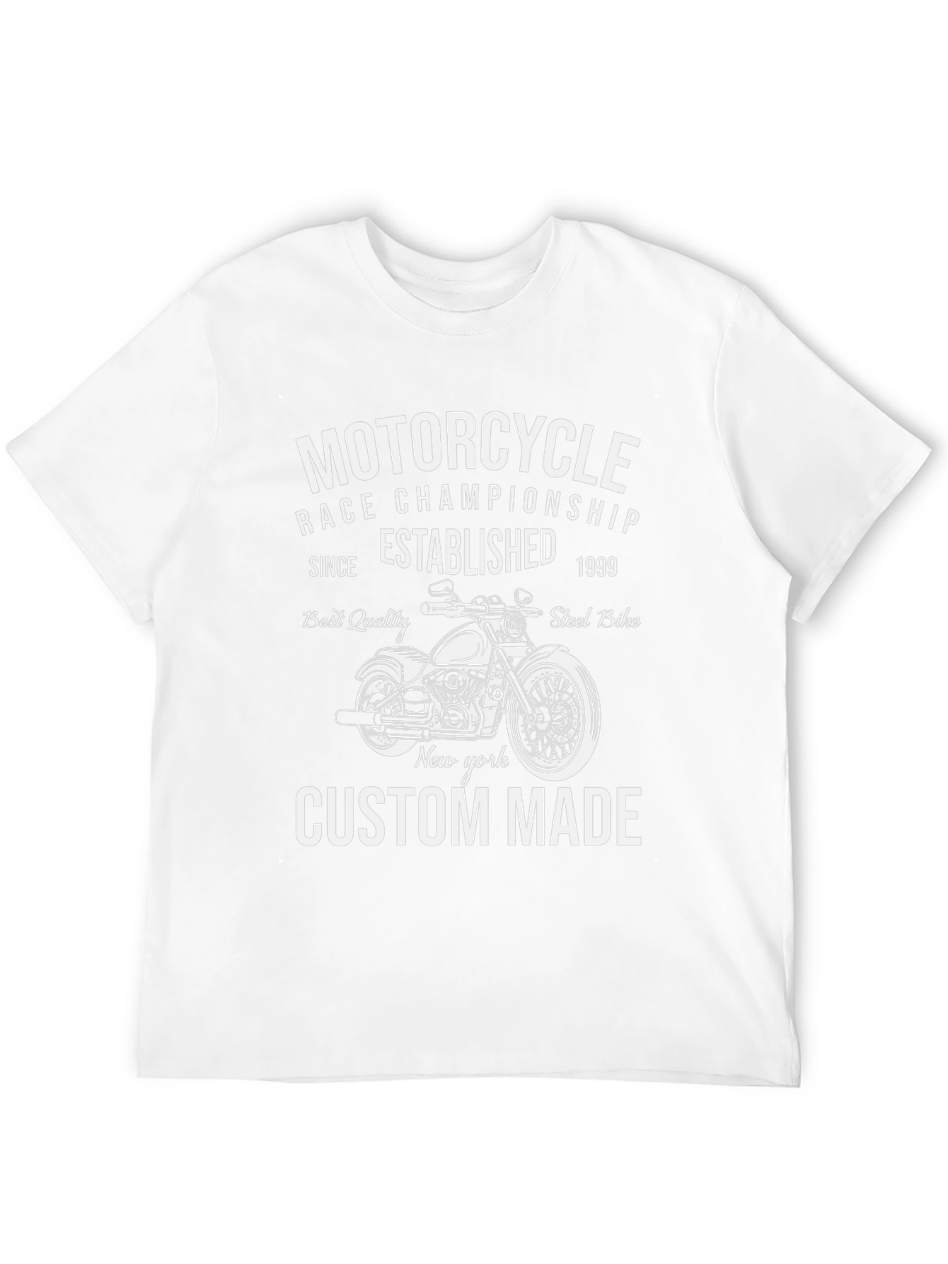 Motorcycle Race Championship Custom Made T-Shirt