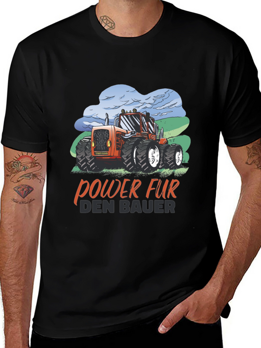 Tractor Power Farmer Graphic Tee