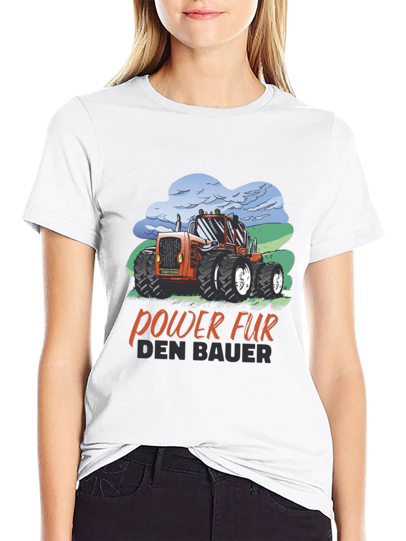 Tractor Power Farmer Graphic Tee