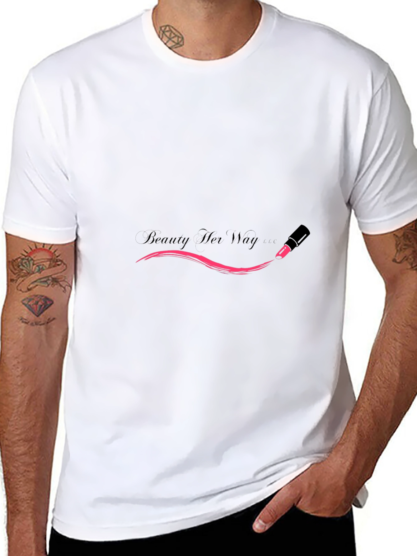 Beauty Her Way Black T-Shirt