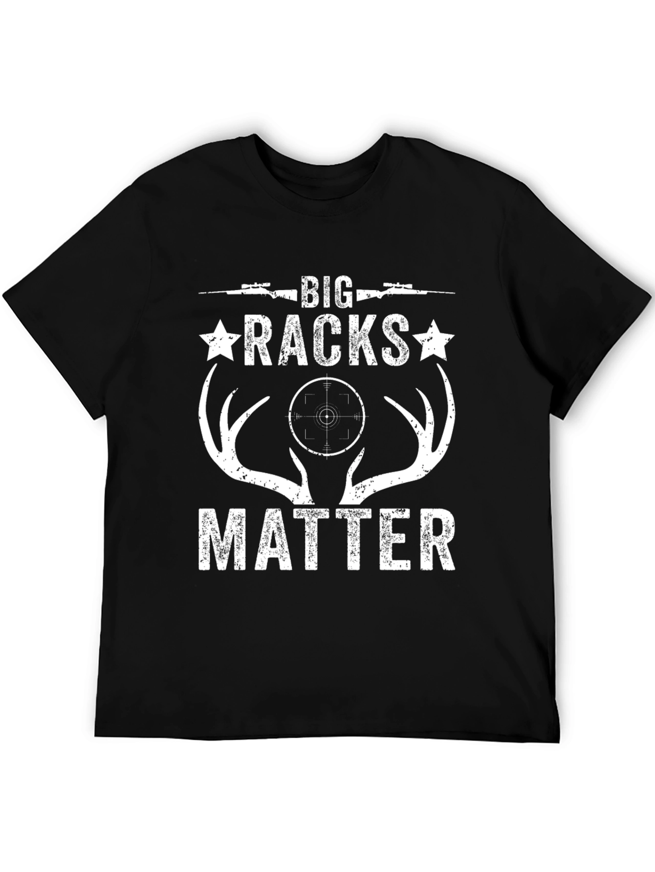 Big Racks Matter Hunting T-Shirt - Black