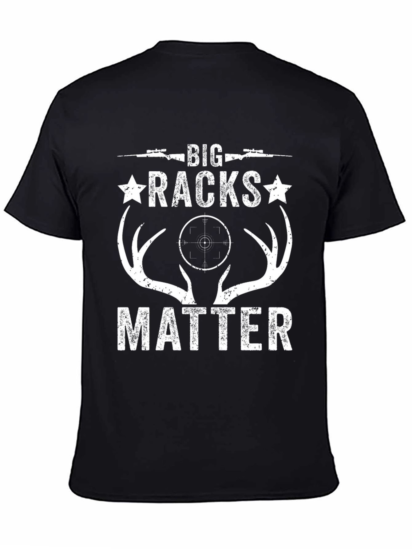 Big Racks Matter Hunting T-Shirt - Black