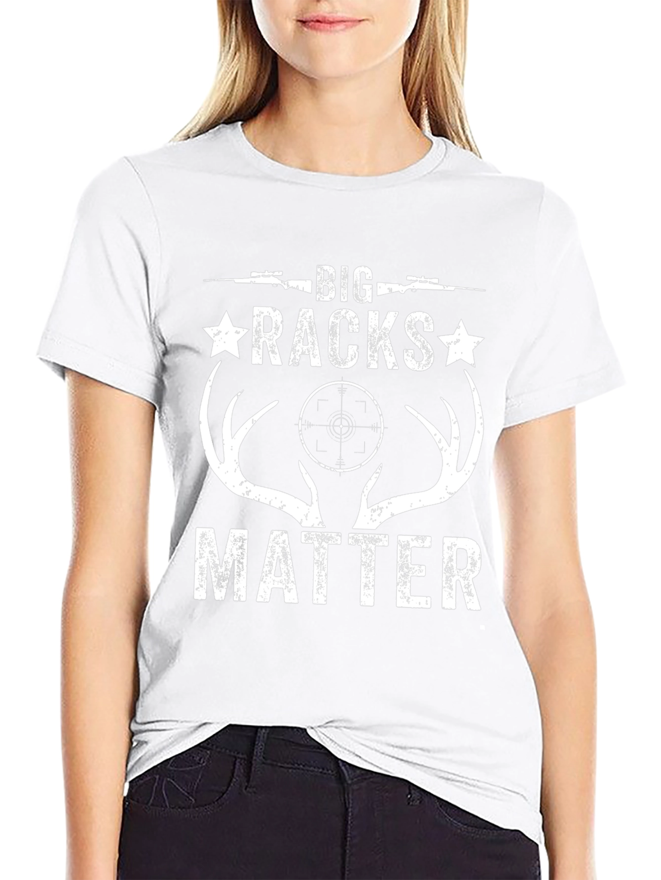 Big Racks Matter Hunting T-Shirt - Black
