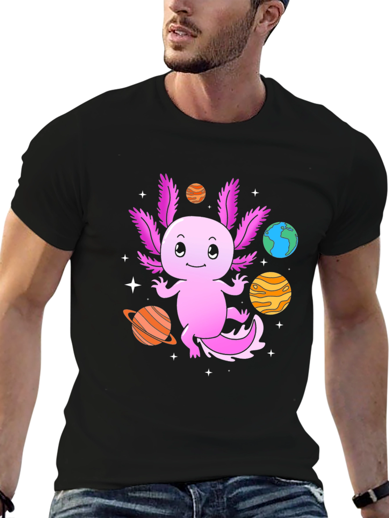 Axolotl in Space T-Shirt
