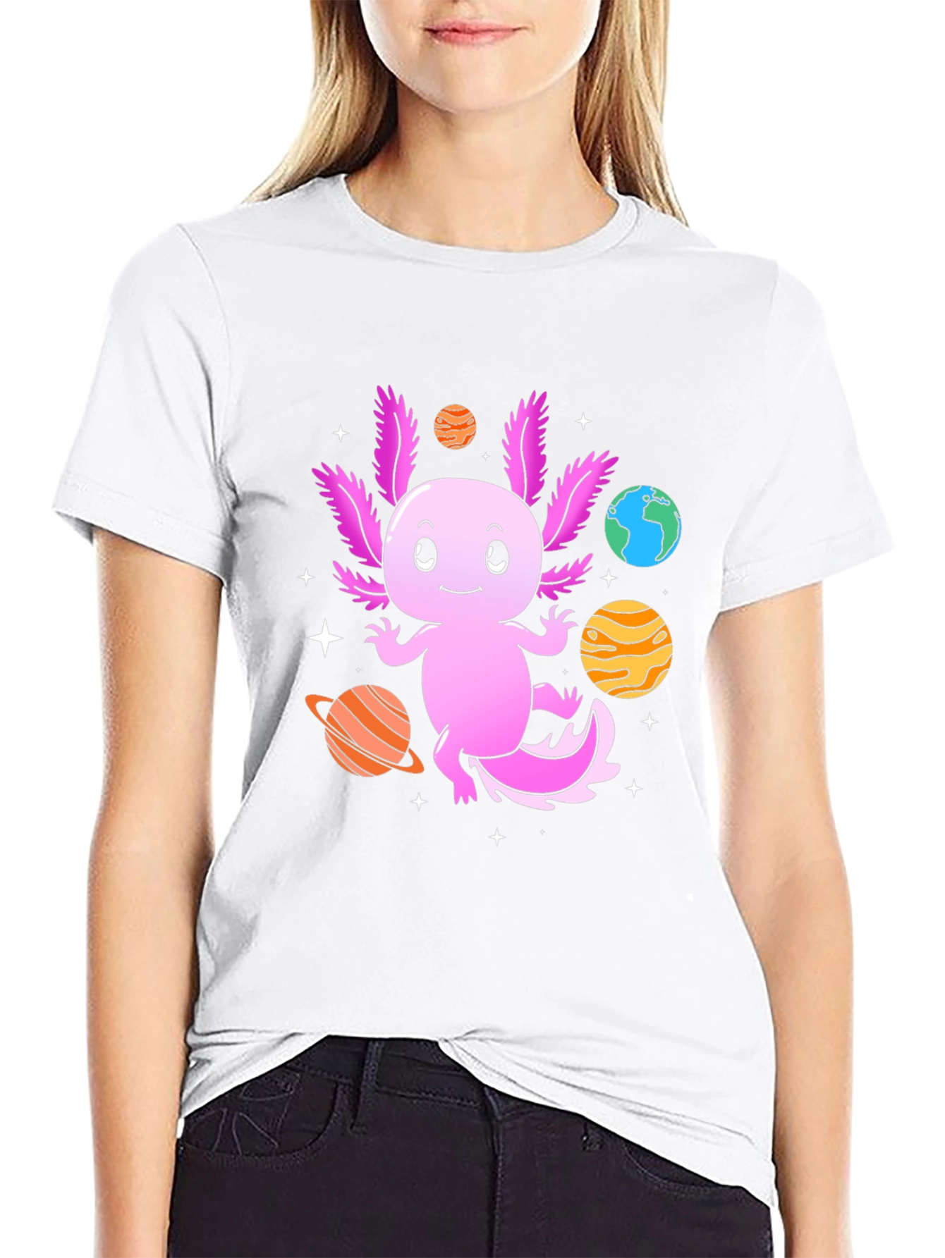 Axolotl in Space T-Shirt