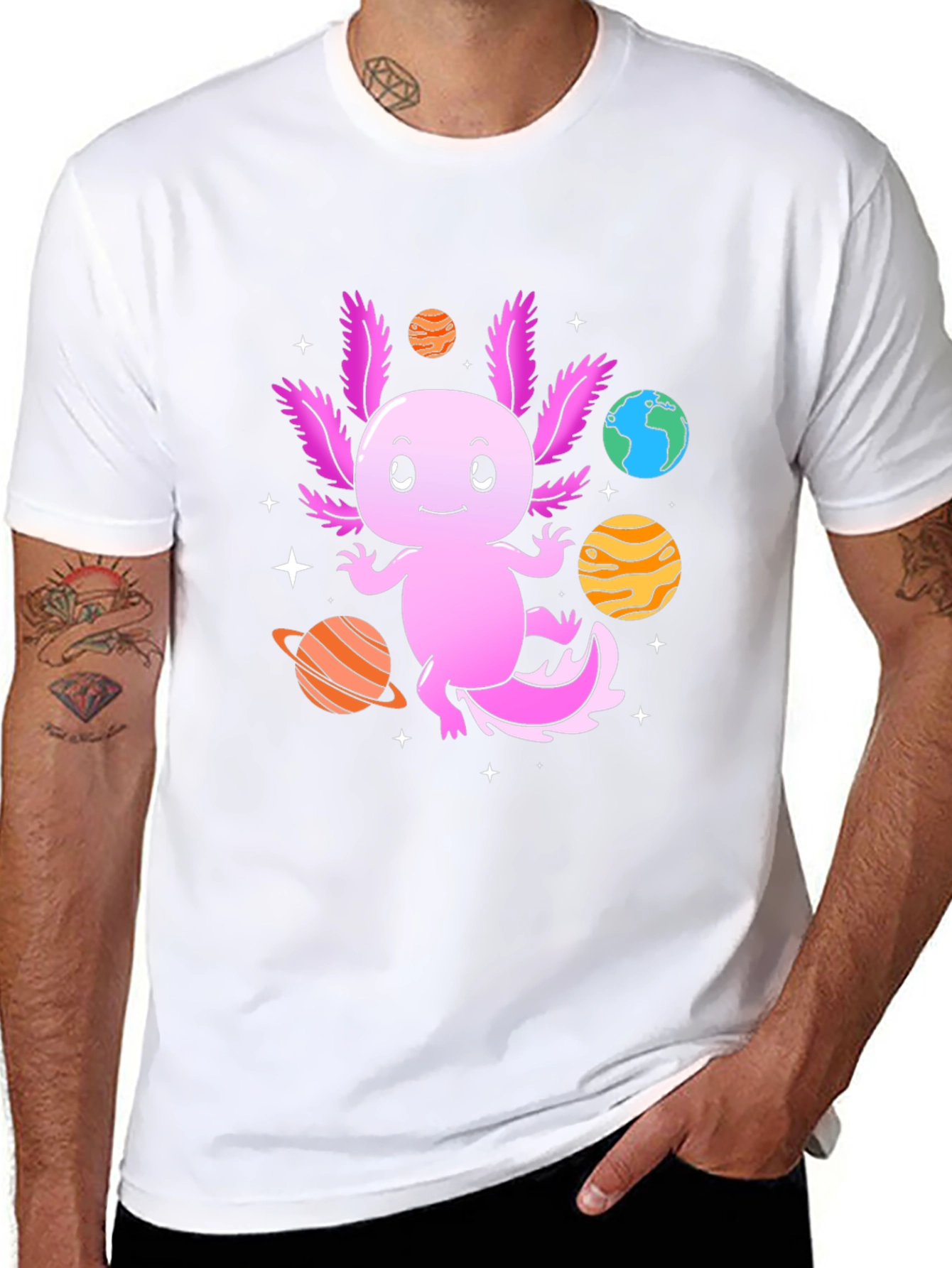 Axolotl in Space T-Shirt