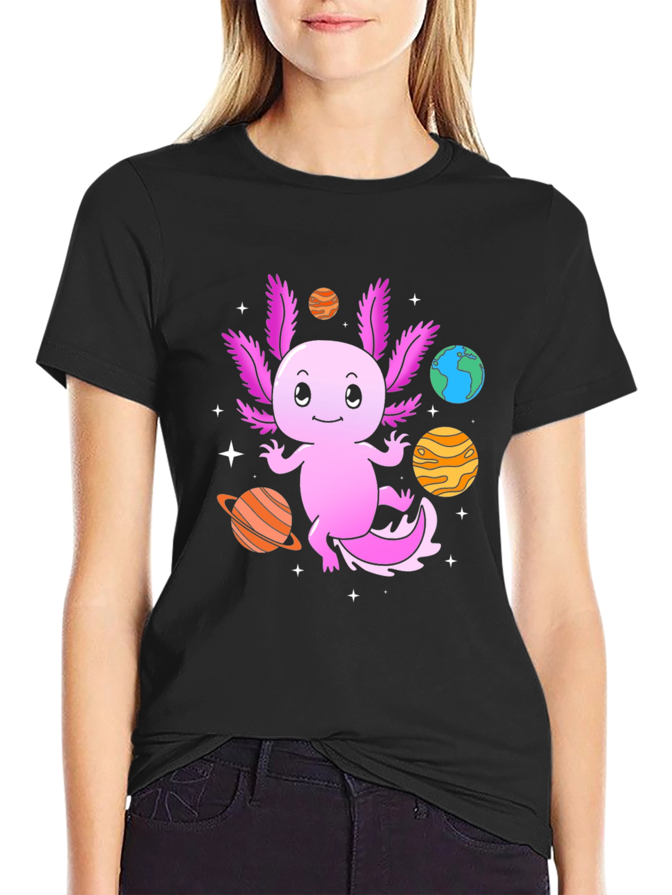 Axolotl in Space T-Shirt
