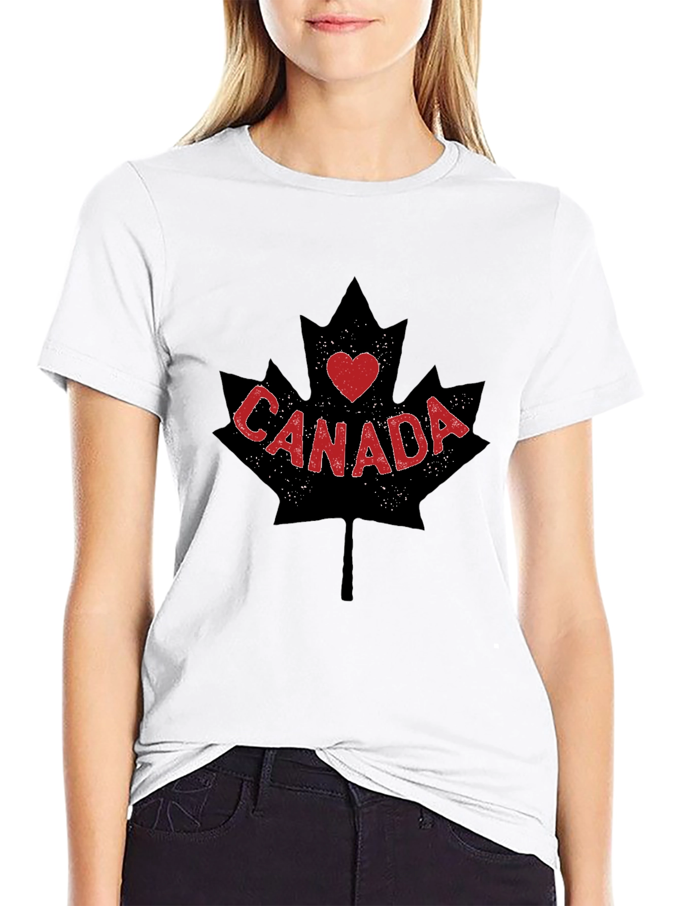 I Love Canada Maple Leaf T-Shirt