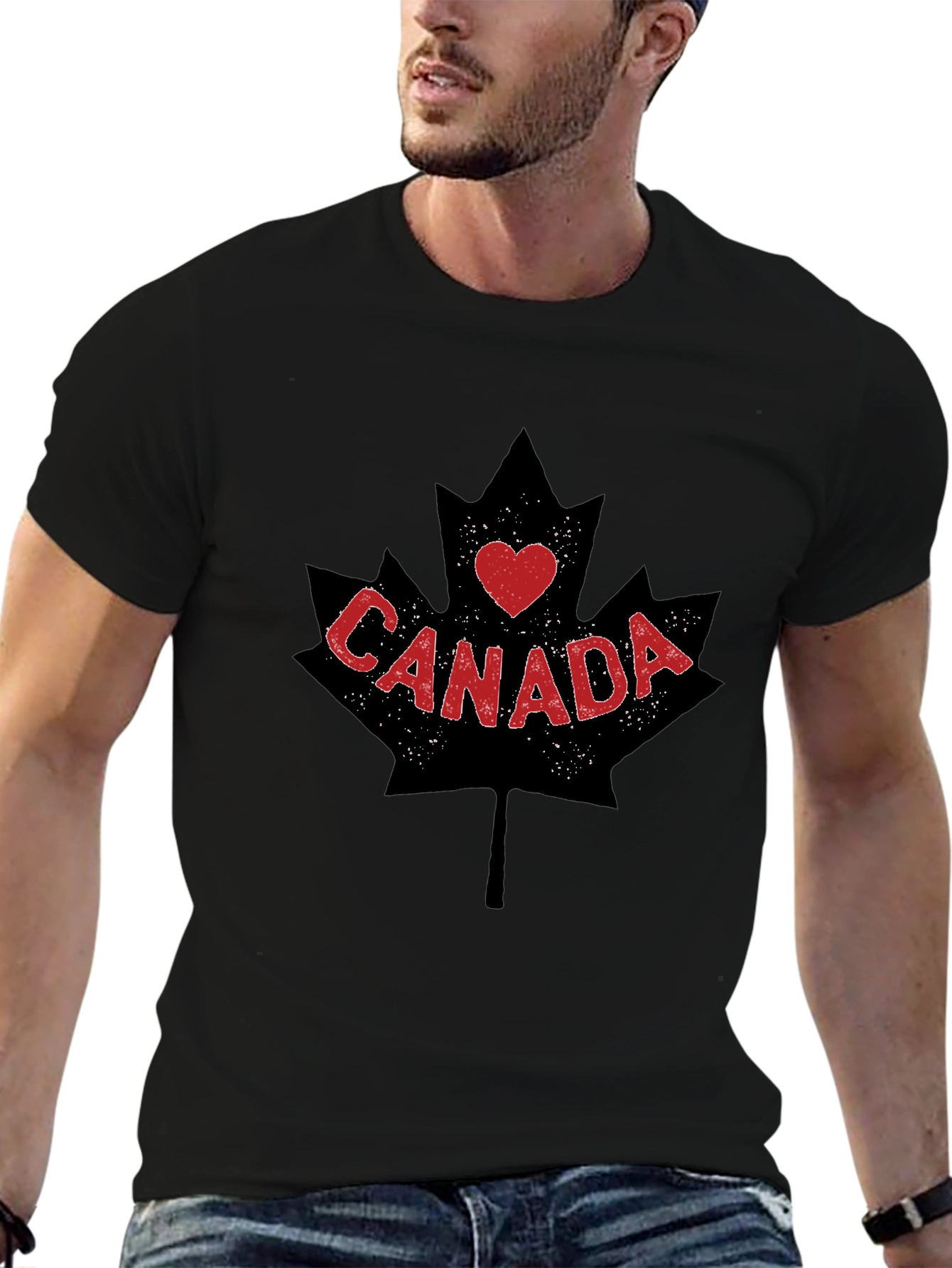 I Love Canada Maple Leaf T-Shirt
