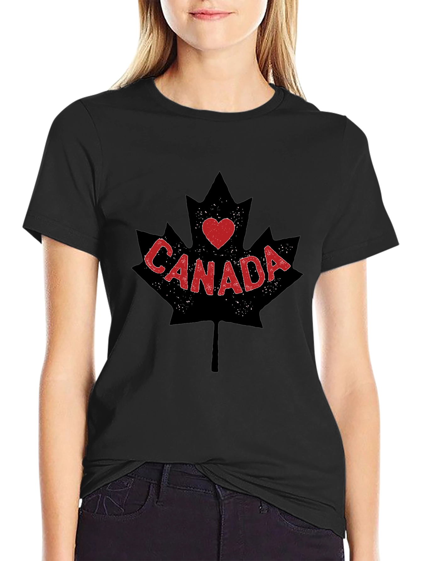 I Love Canada Maple Leaf T-Shirt