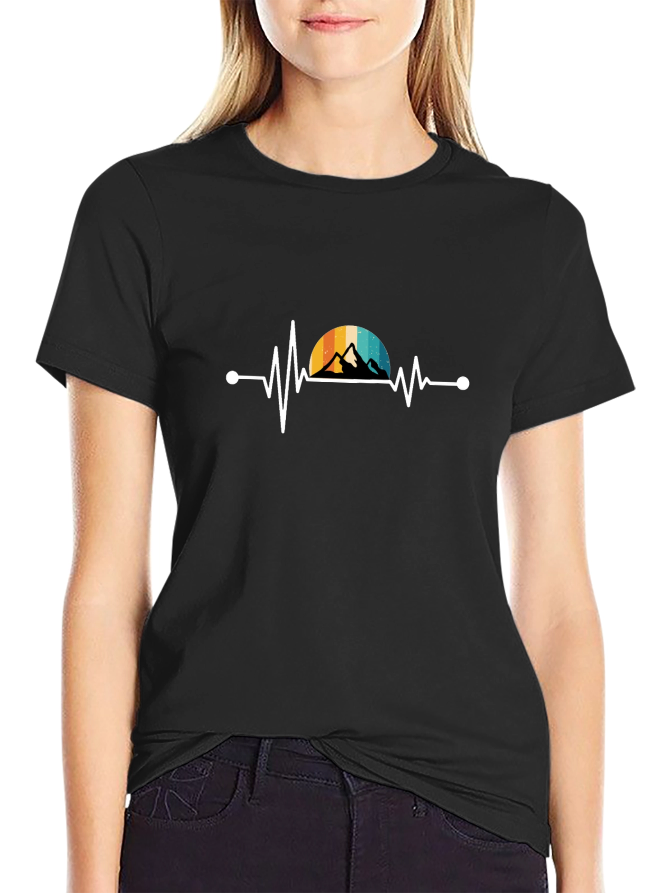 Mountain Heartbeat Graphic Tee