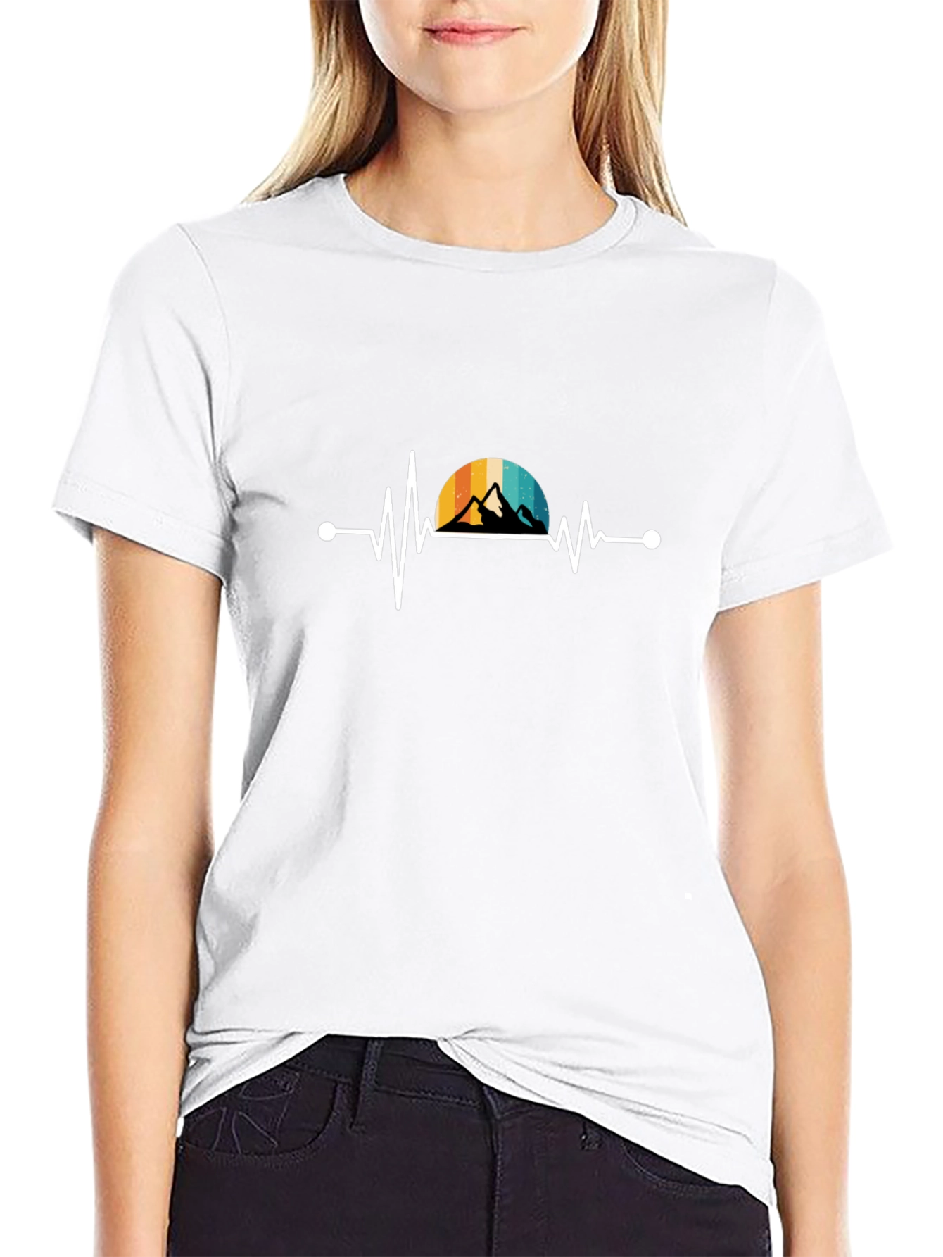 Mountain Heartbeat Graphic Tee