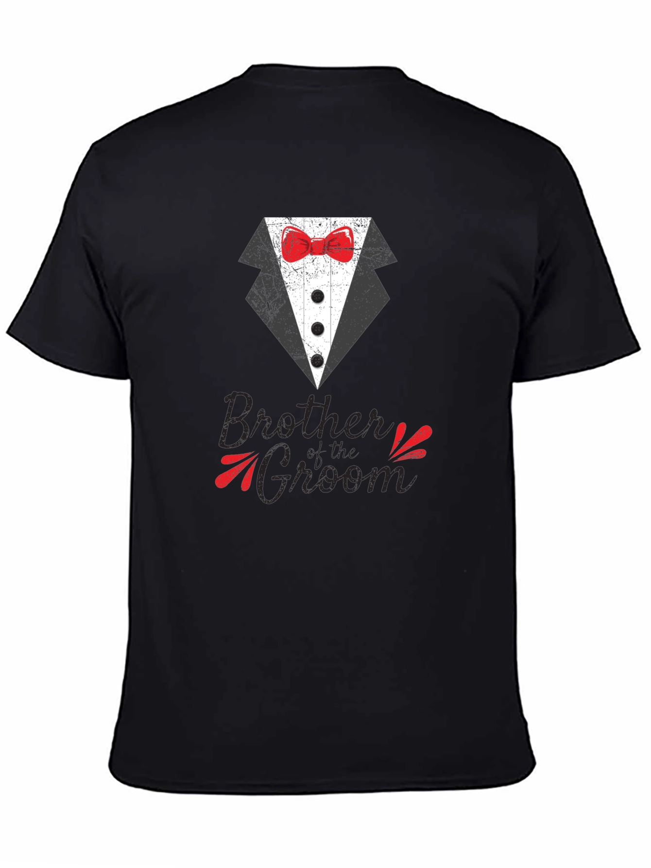 Brother of the Groom Tuxedo Graphic T-Shirt