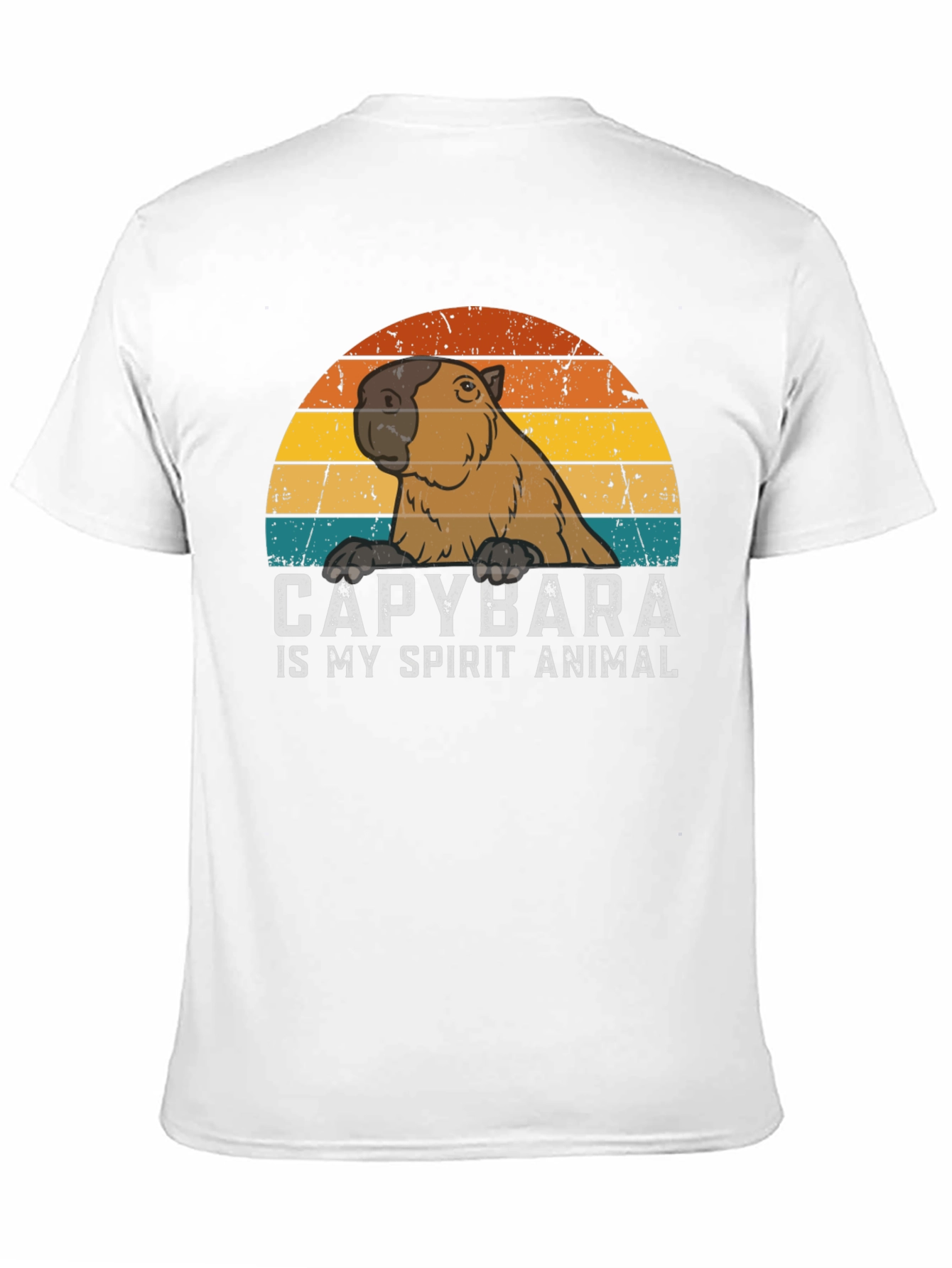 Capybara Spirit Animal T-Shirt Retro Style