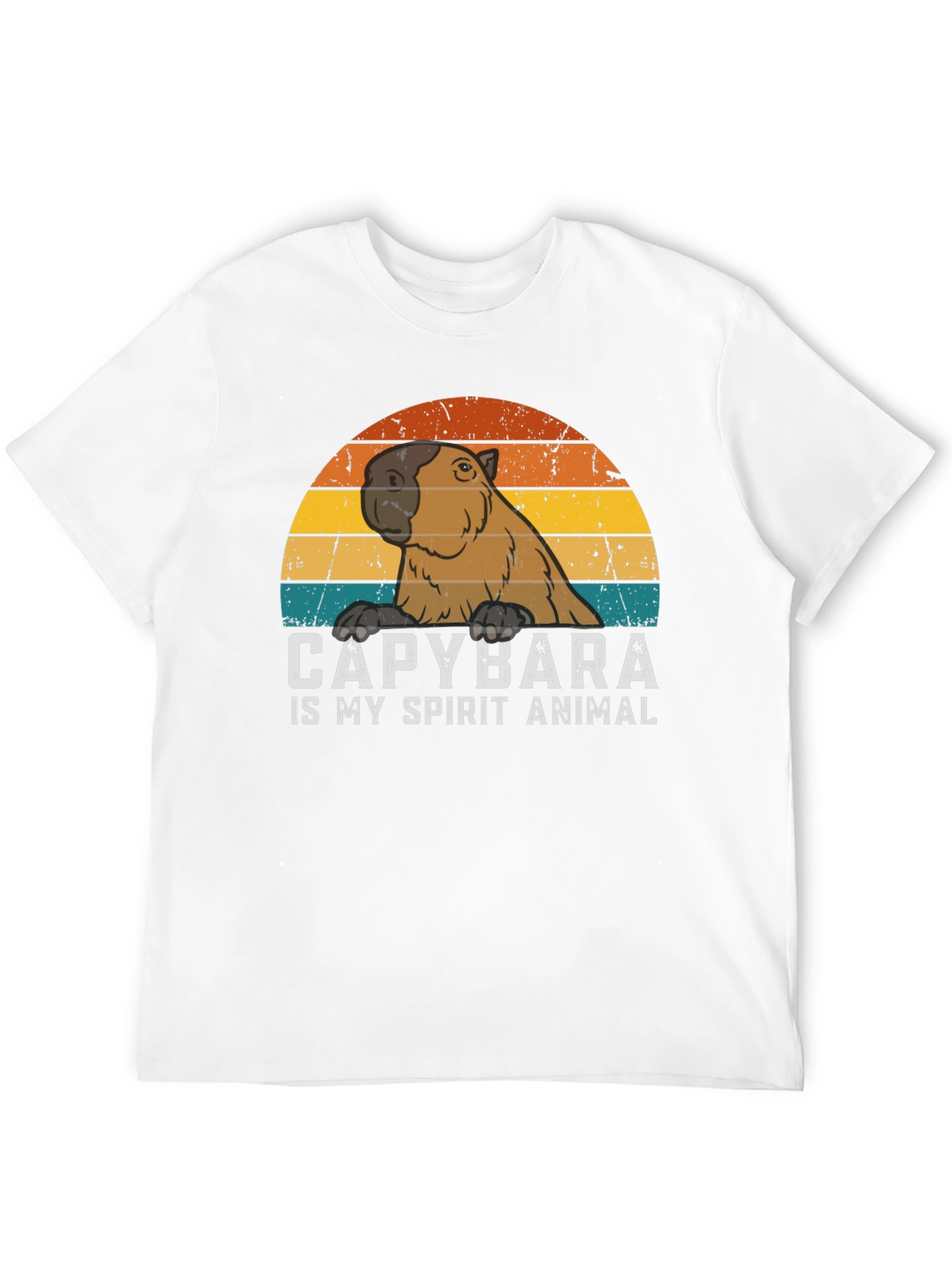 Capybara Spirit Animal T-Shirt Retro Style