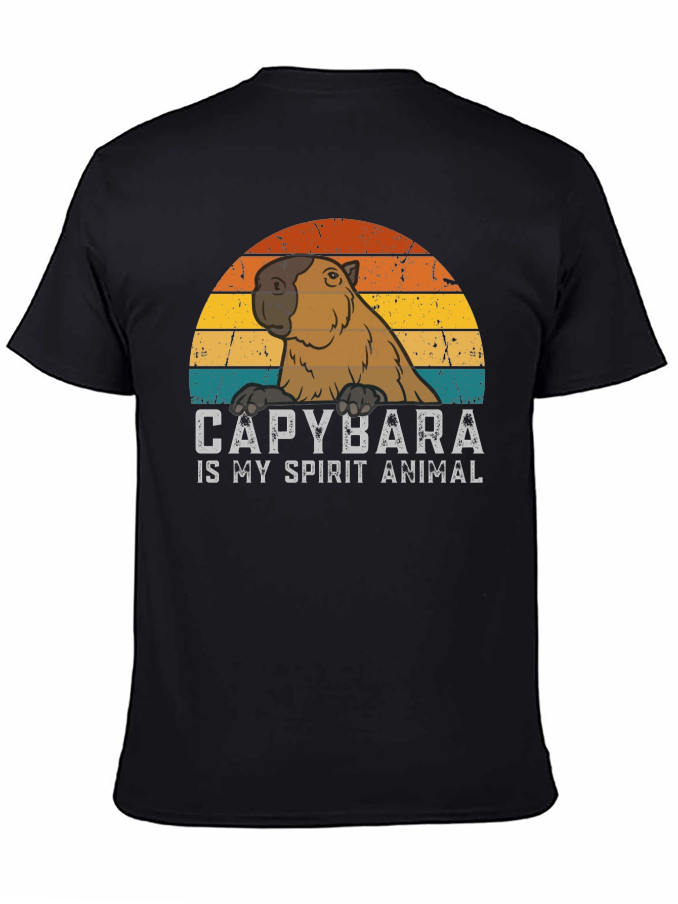 Capybara Spirit Animal T-Shirt Retro Style