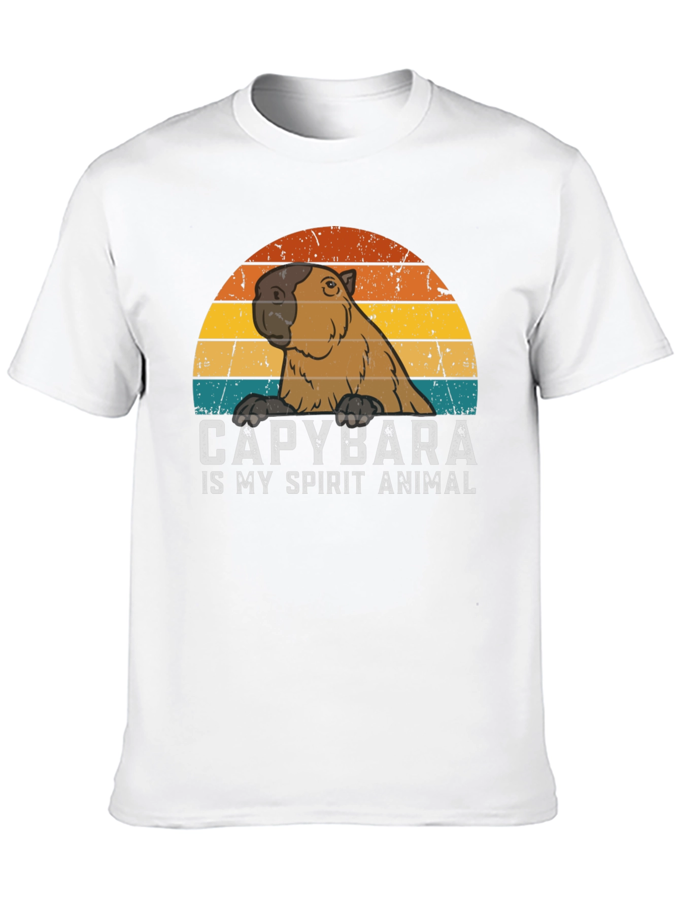 Capybara Spirit Animal T-Shirt Retro Style