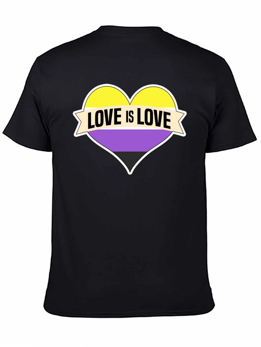 Love Is Love Nonbinary Pride T-Shirt