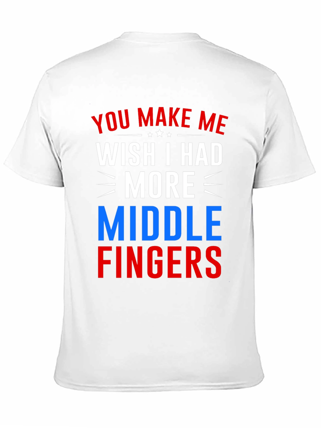 Funny Middle Finger Graphic Tee - Express Yourself!