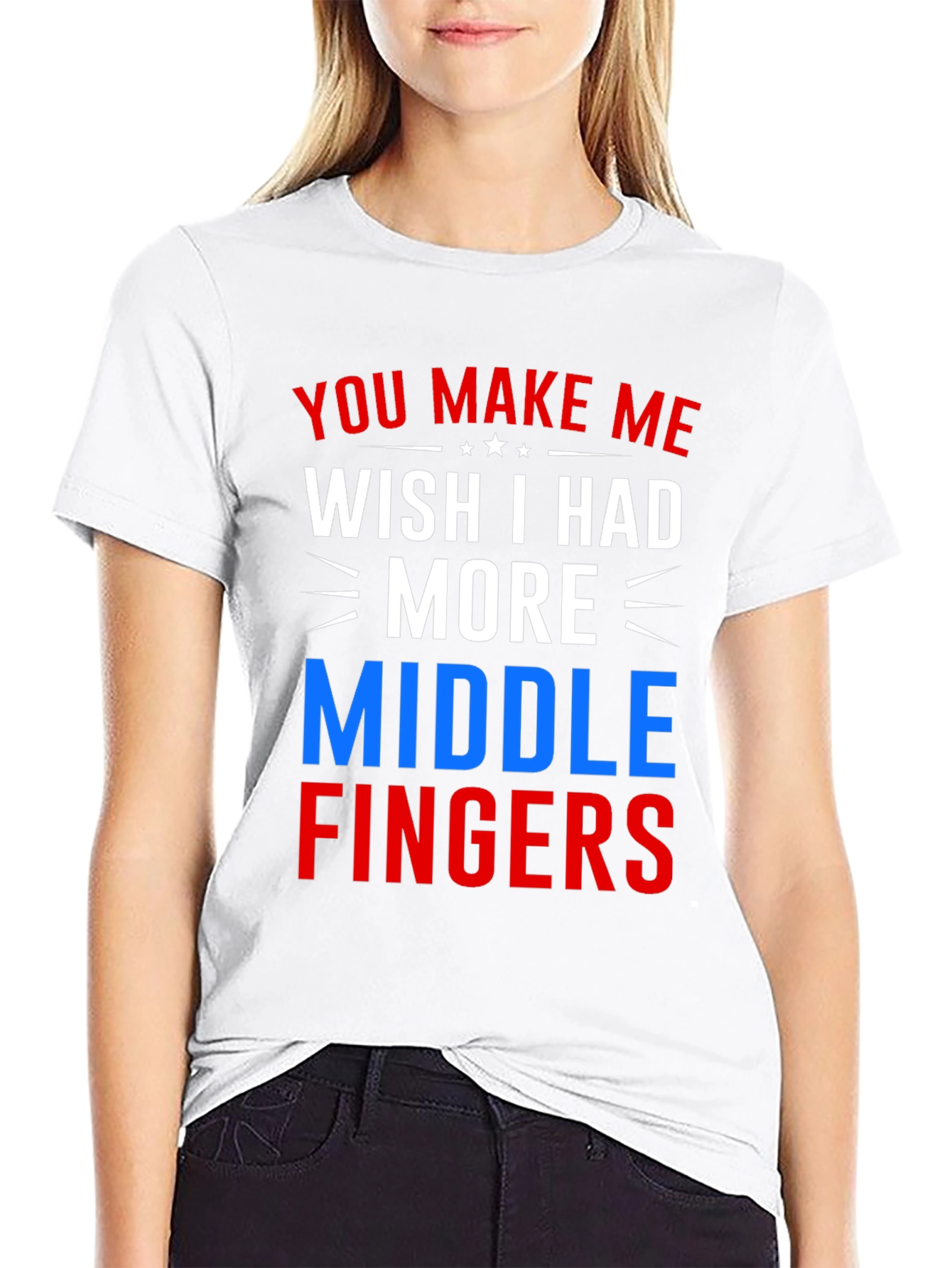 Funny Middle Finger Graphic Tee - Express Yourself!