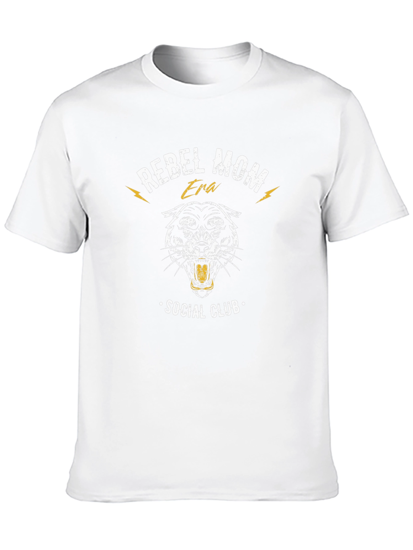 Rebel Mom Era Social Club Black Graphic Tee