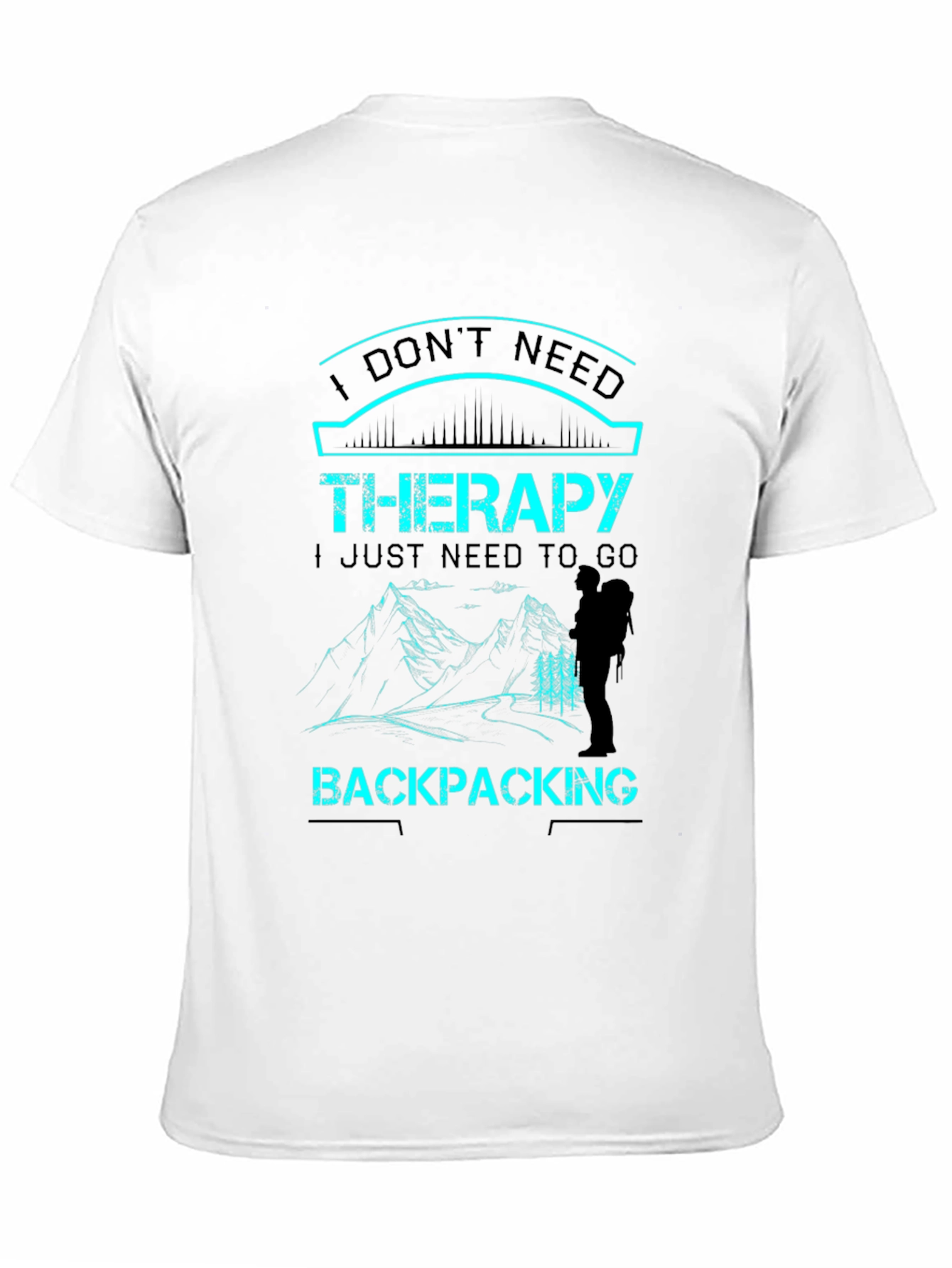 Backpacking Therapy Graphic T-Shirt