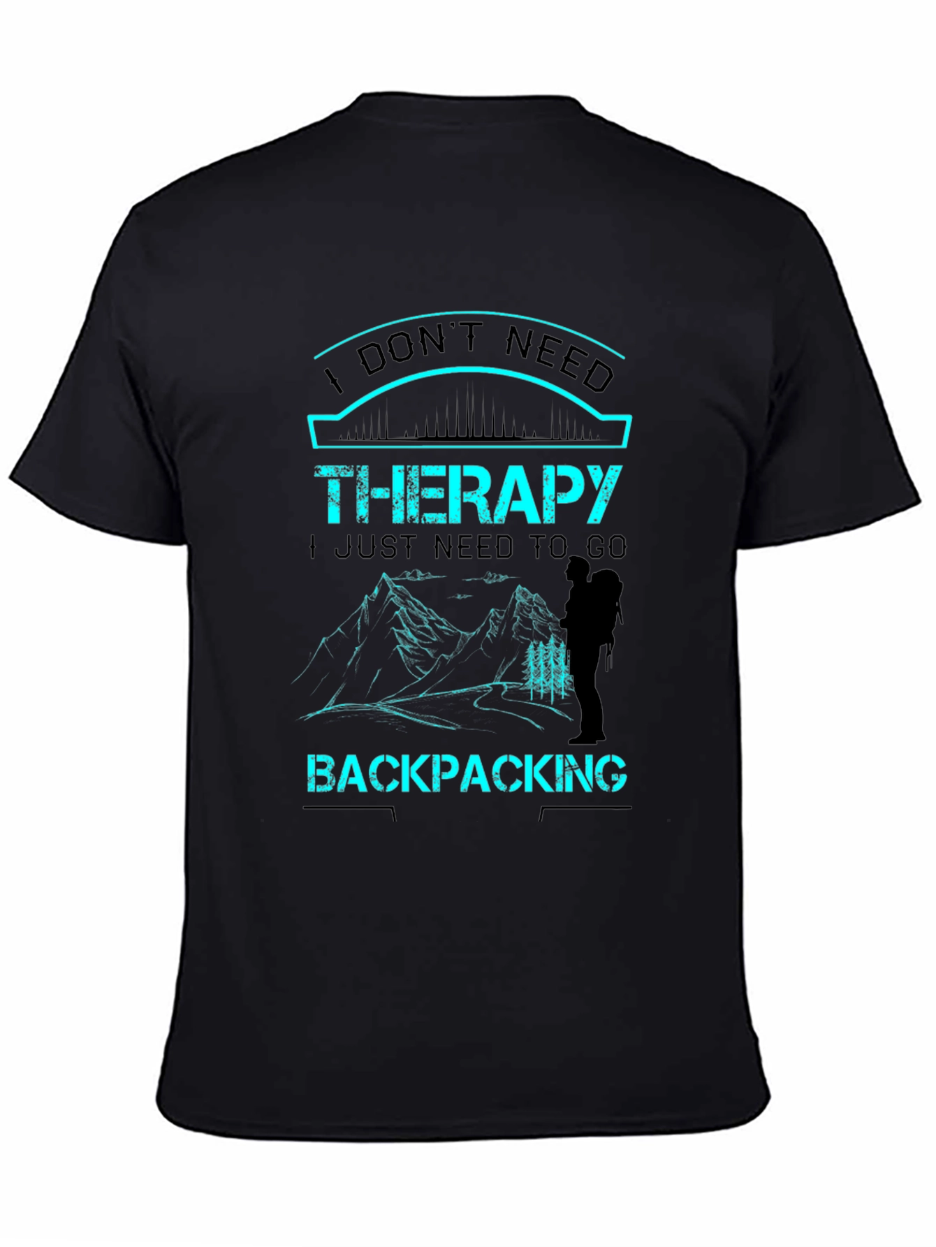 Backpacking Therapy Graphic T-Shirt