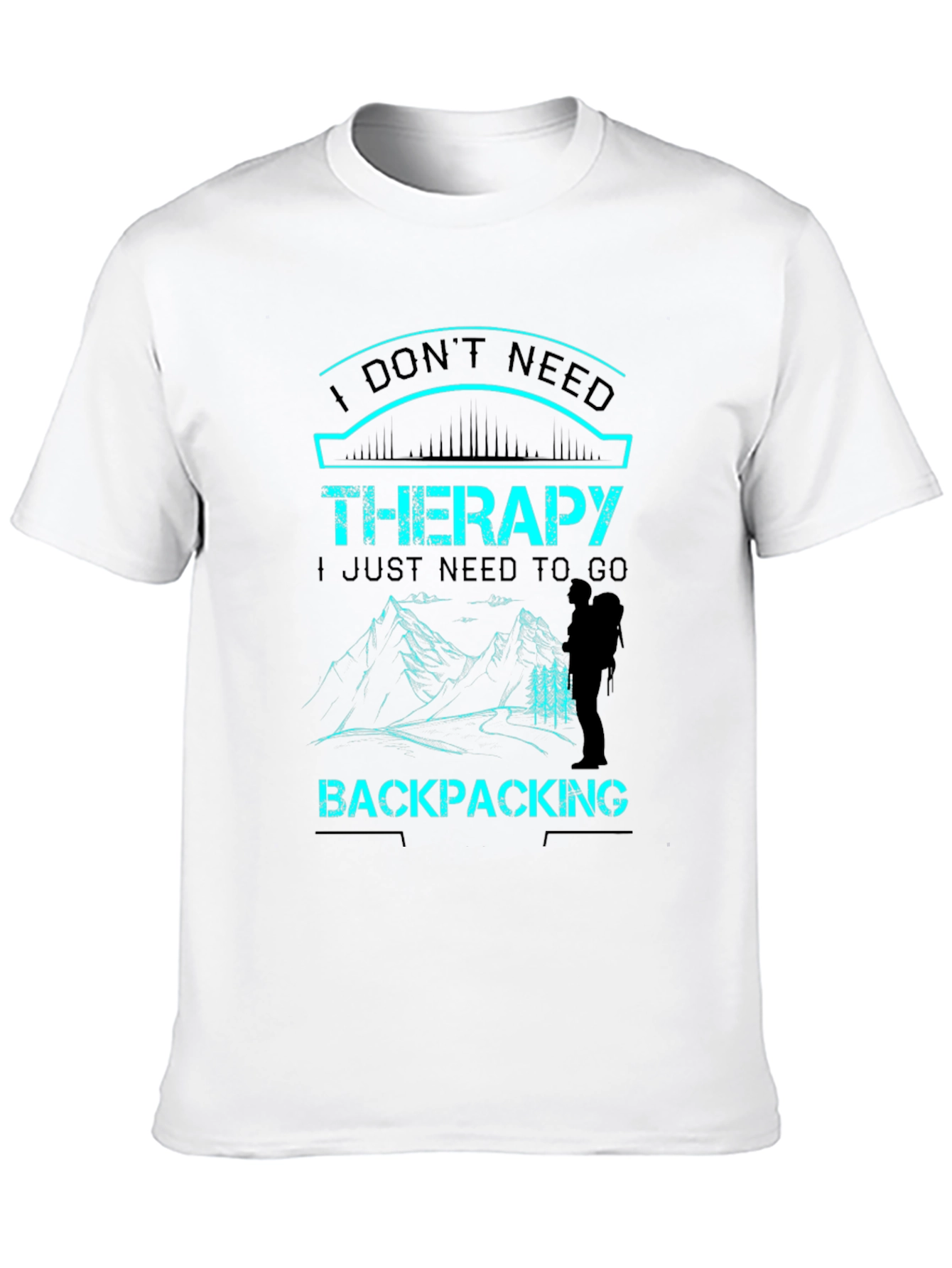 Backpacking Therapy Graphic T-Shirt